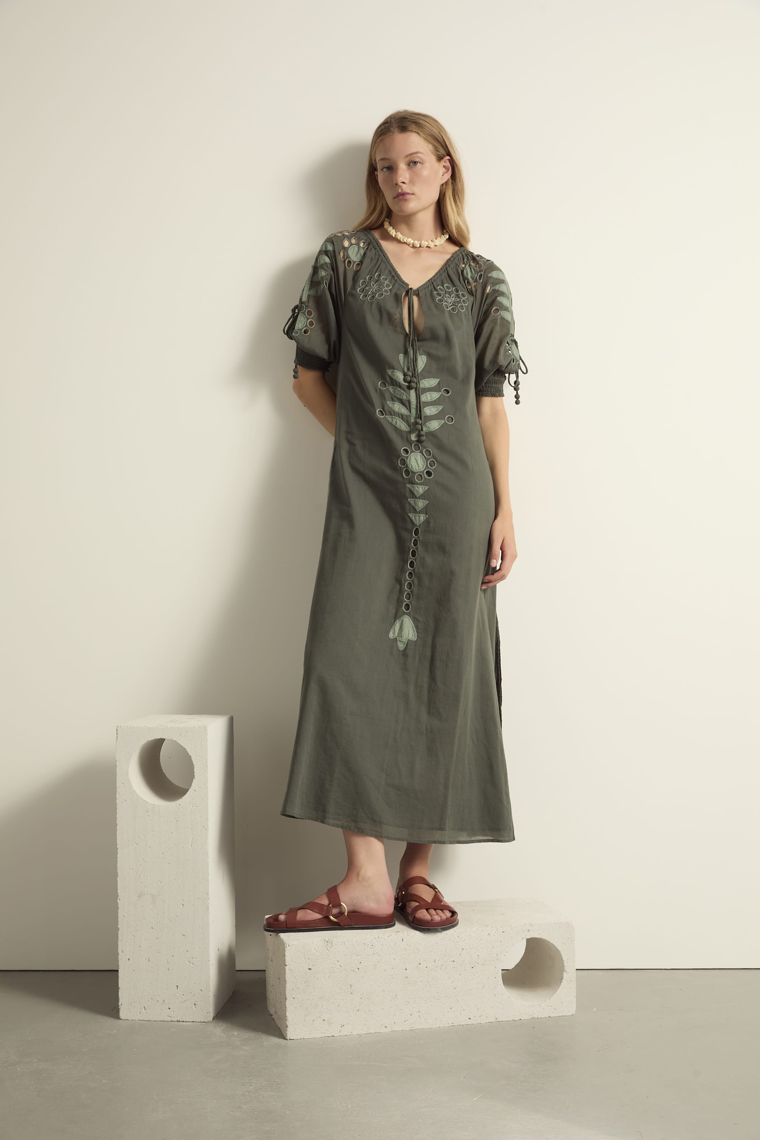ROBE MARZIA - ARDOISE