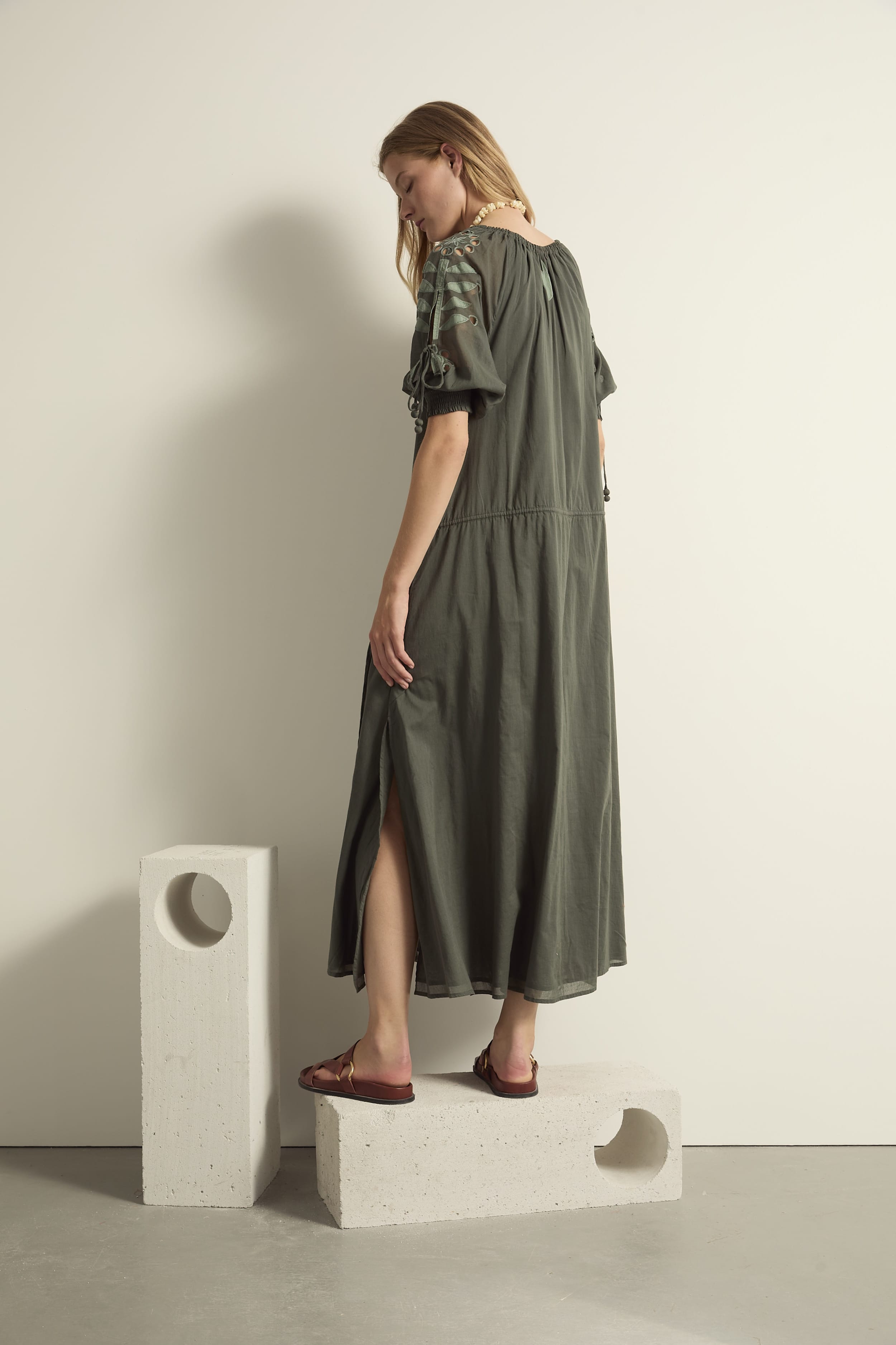 ROBE MARZIA - OFF WHITE