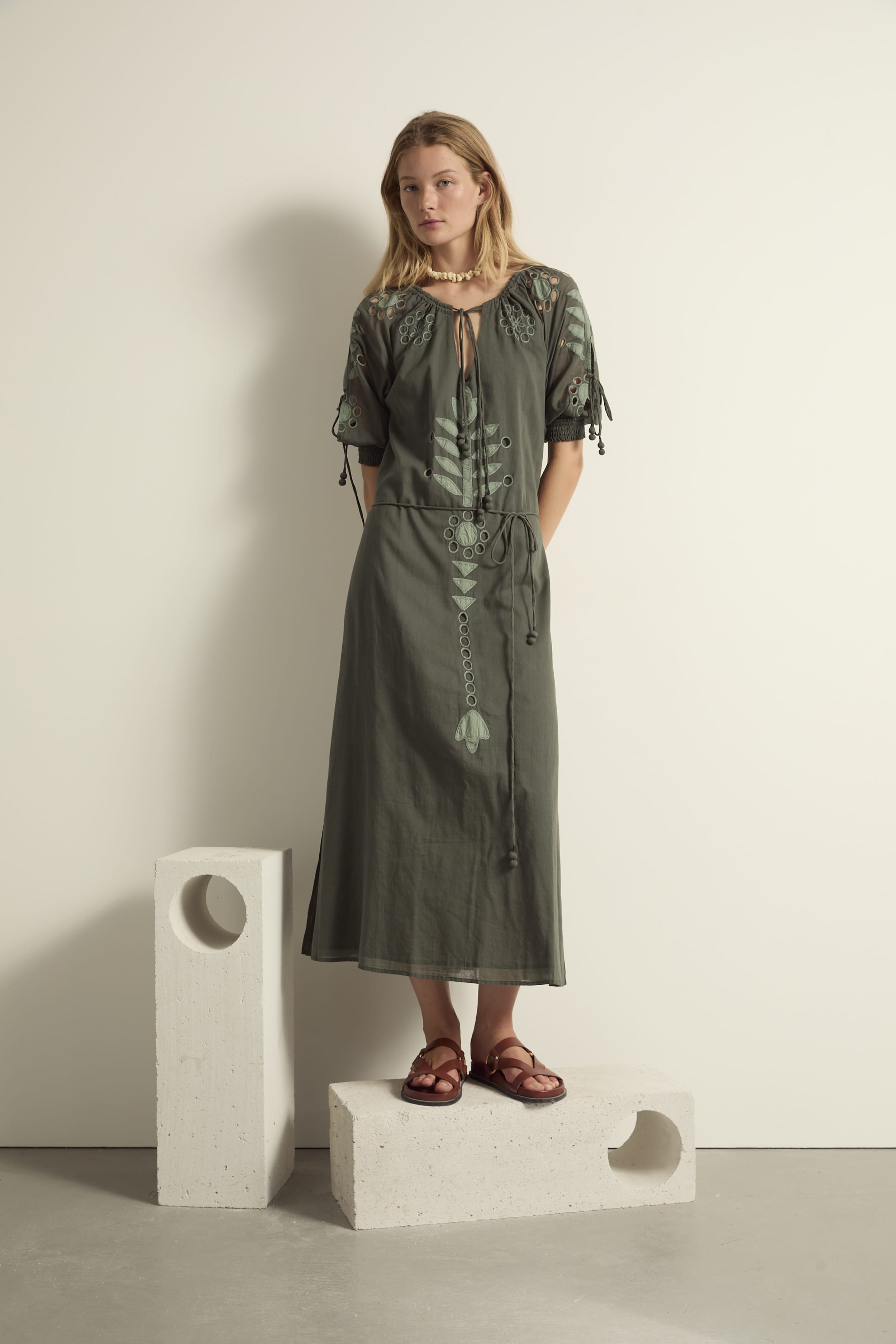ROBE MARZIA - ARDOISE