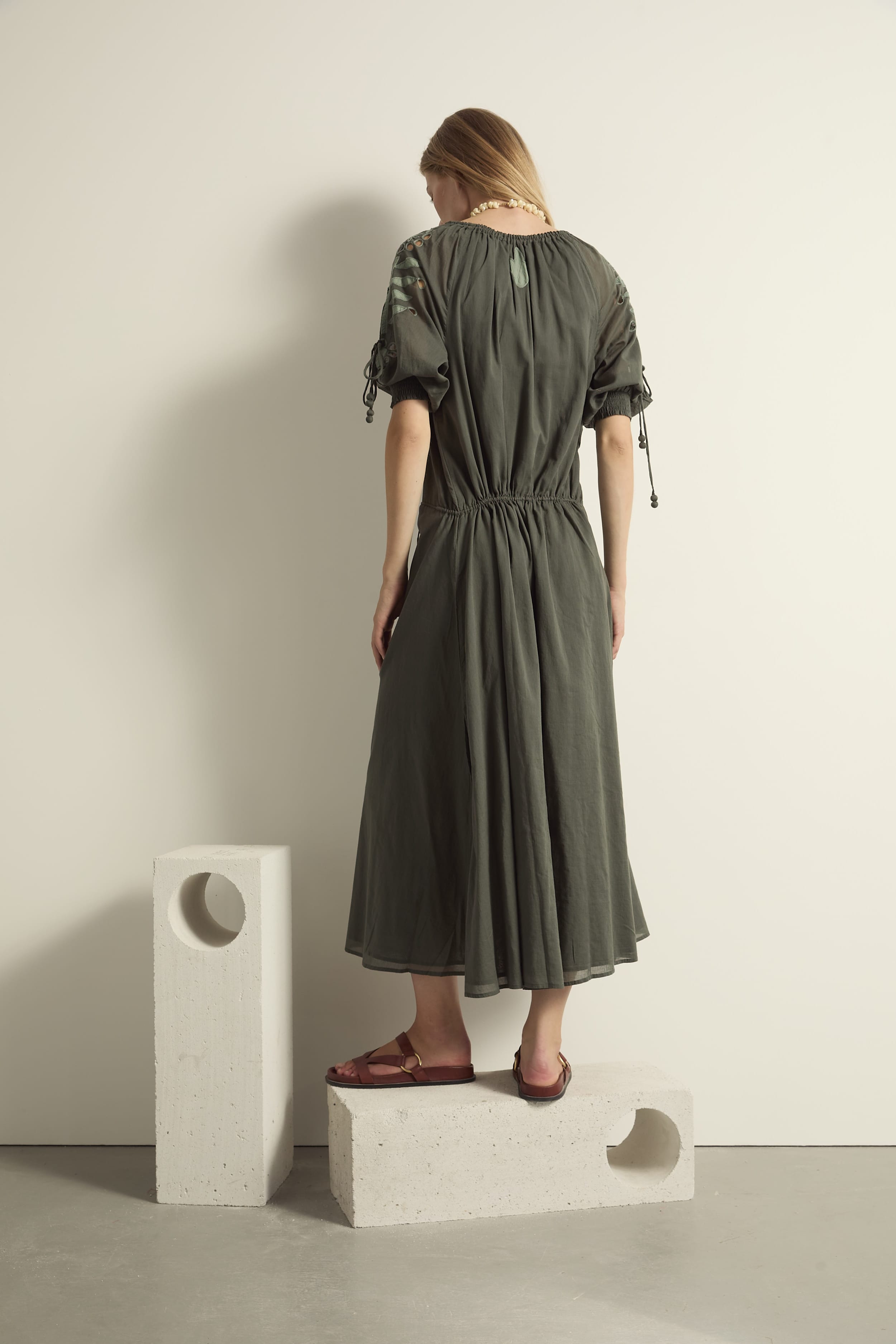 ROBE MARZIA - OFF WHITE