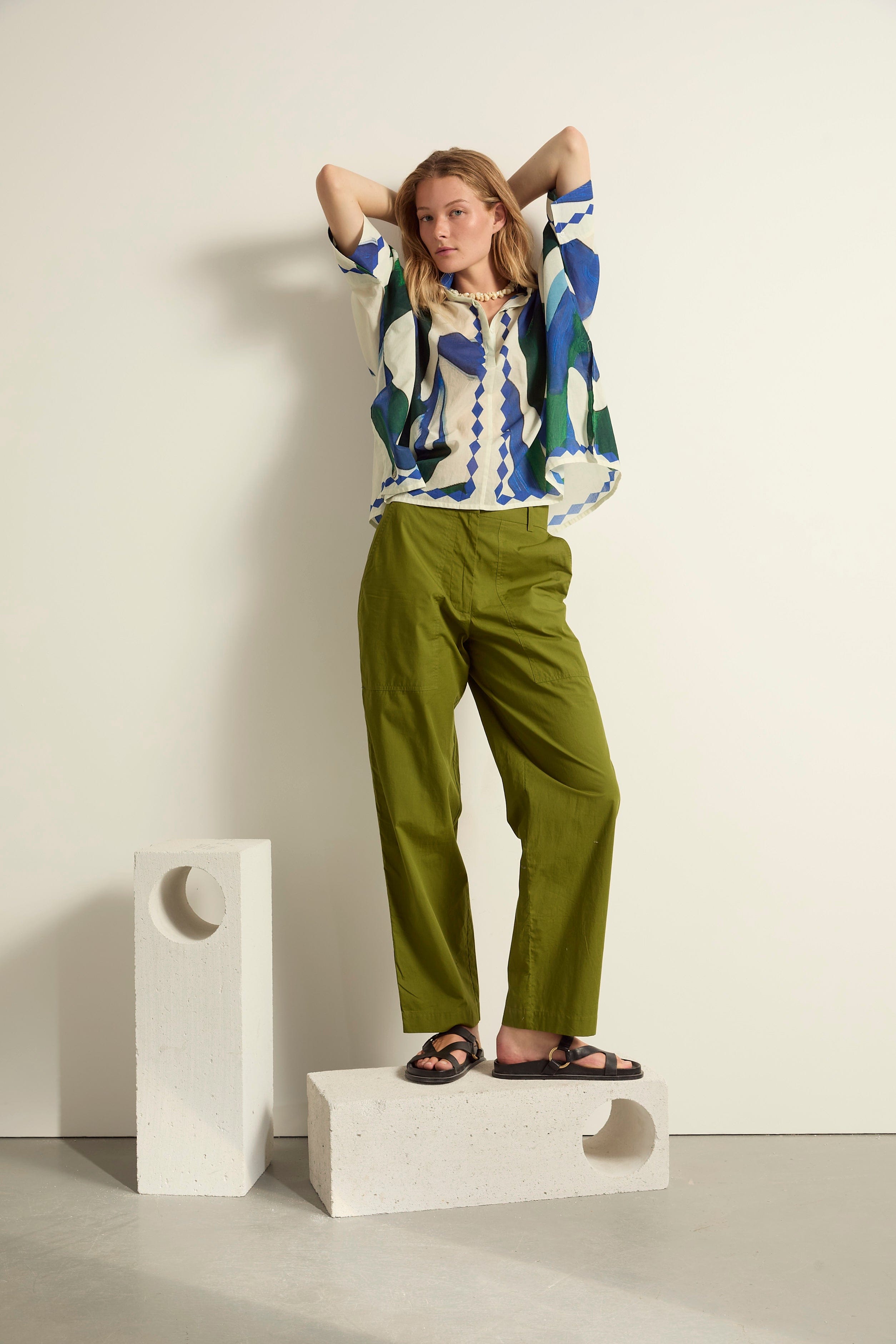 PANTALON MARCO - GREEN TEA