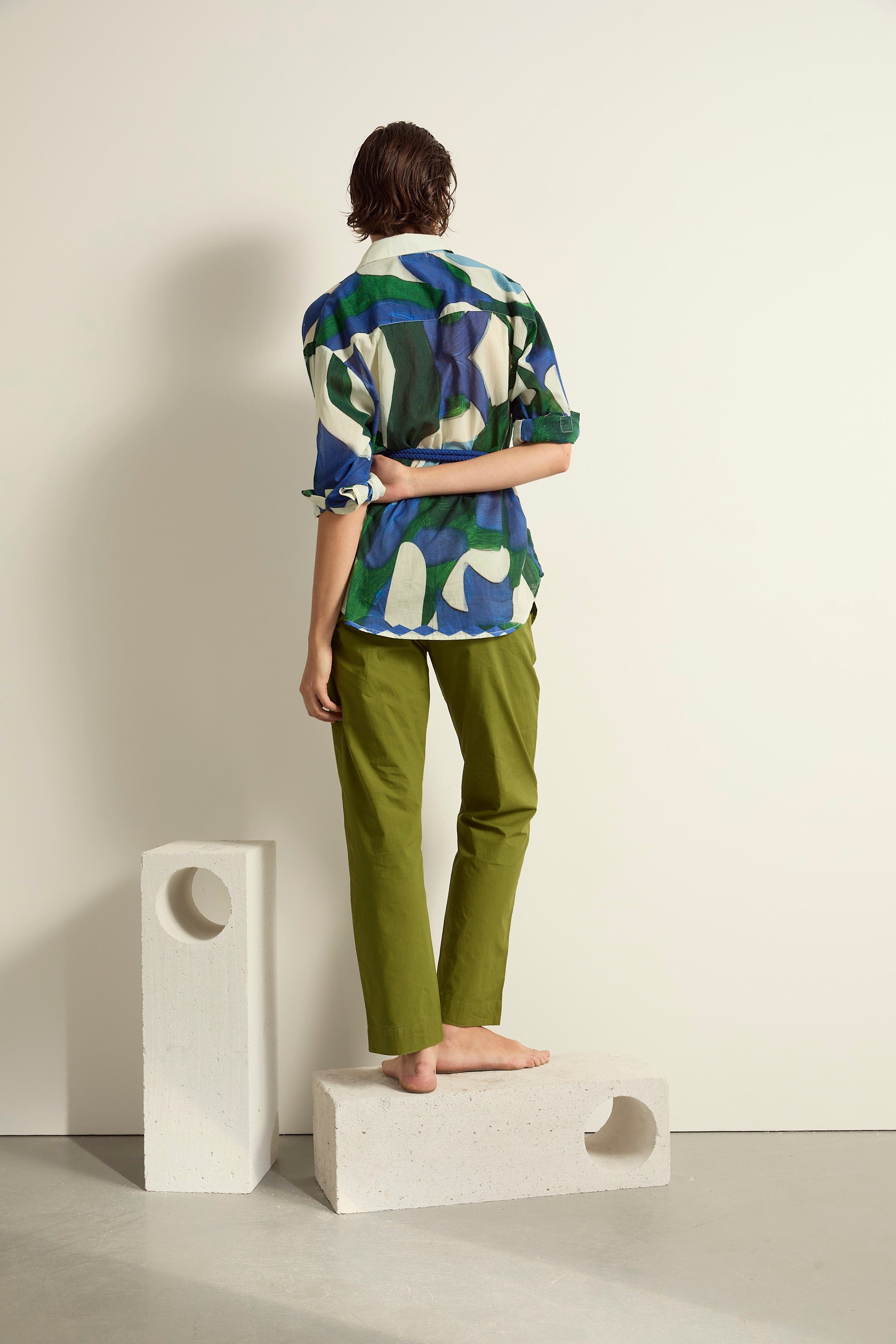 PANTALON ANGIE POP - GREEN TEA