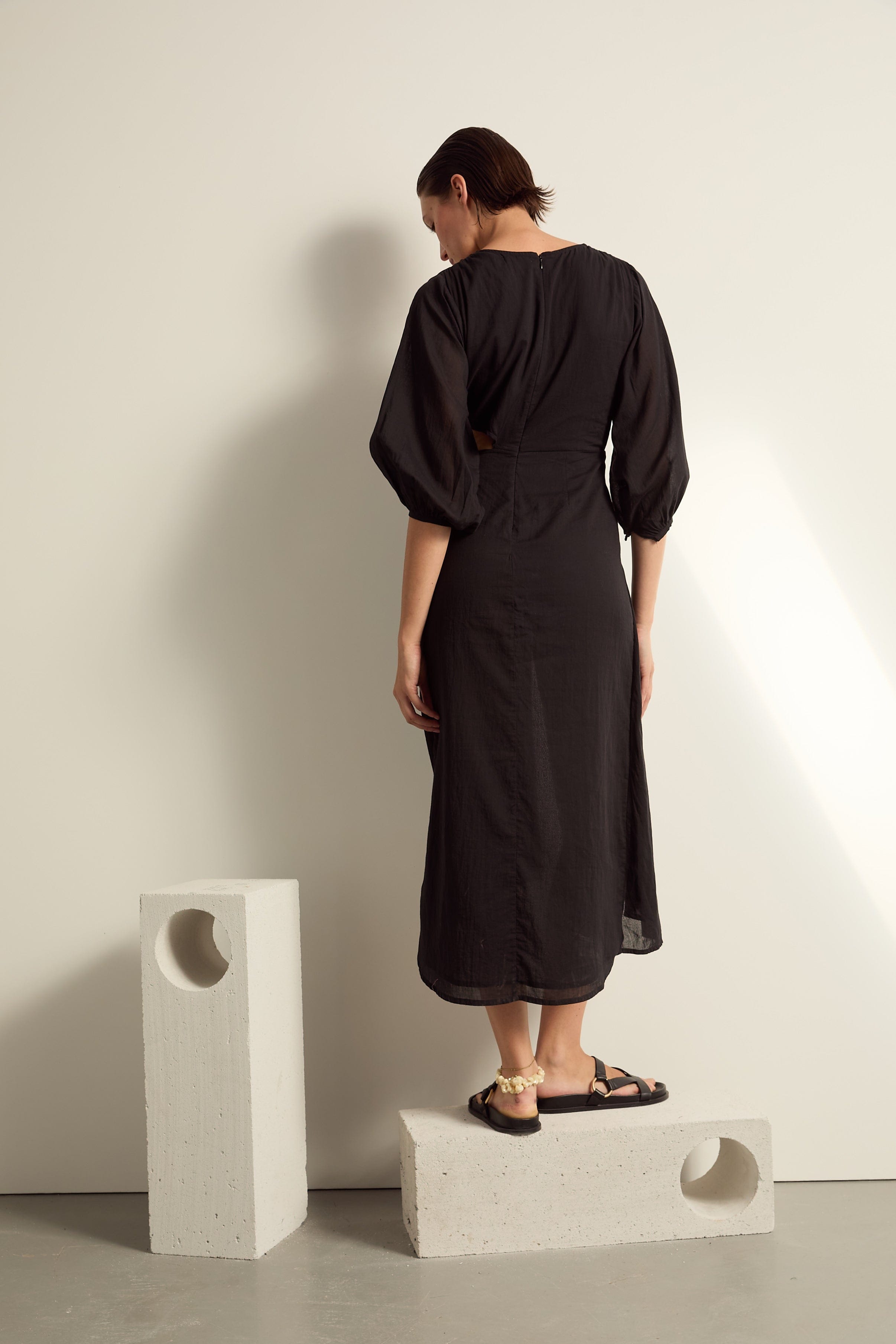 ROBE AURORE - BLACK