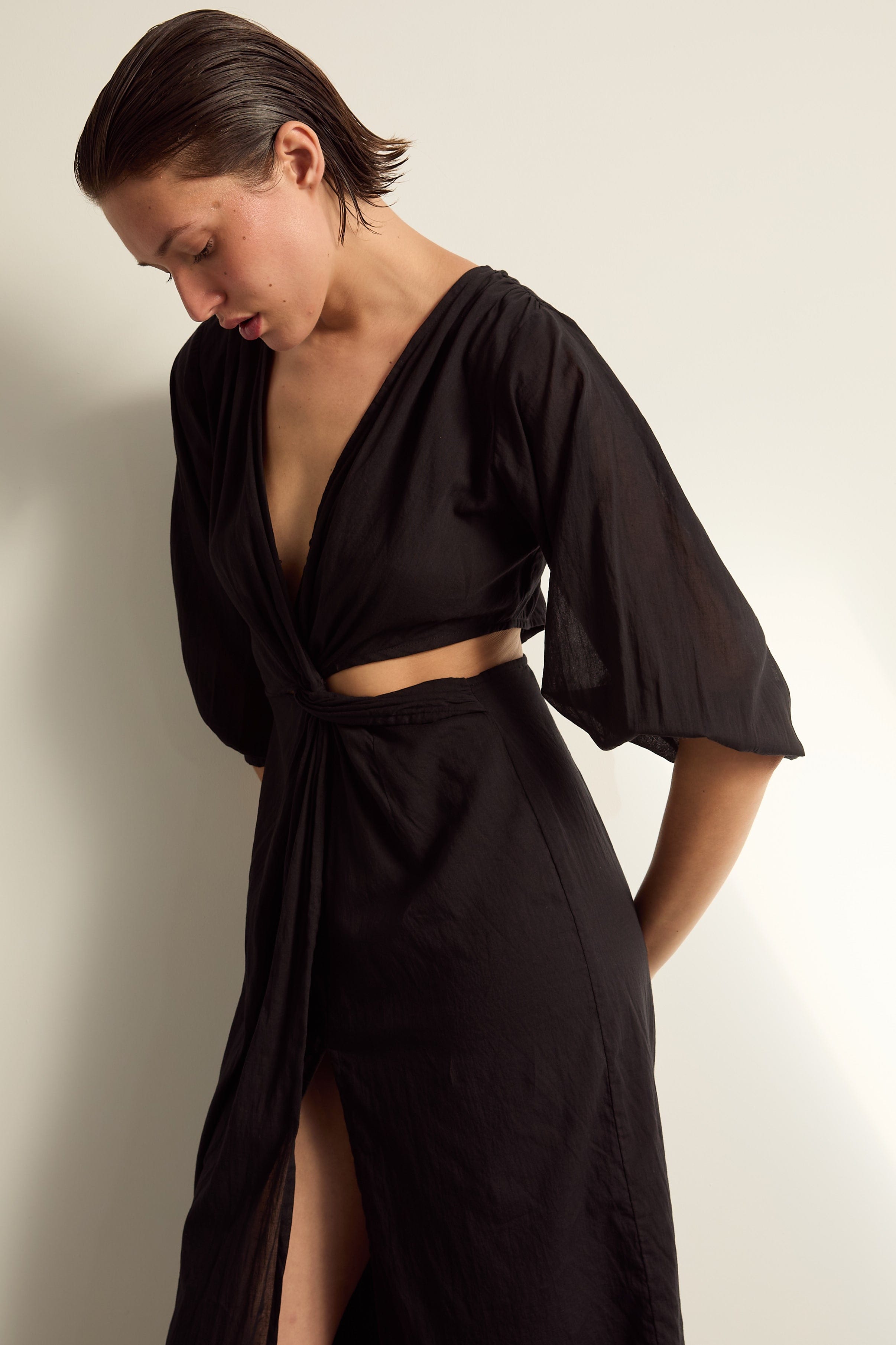 ROBE AURORE - BLACK
