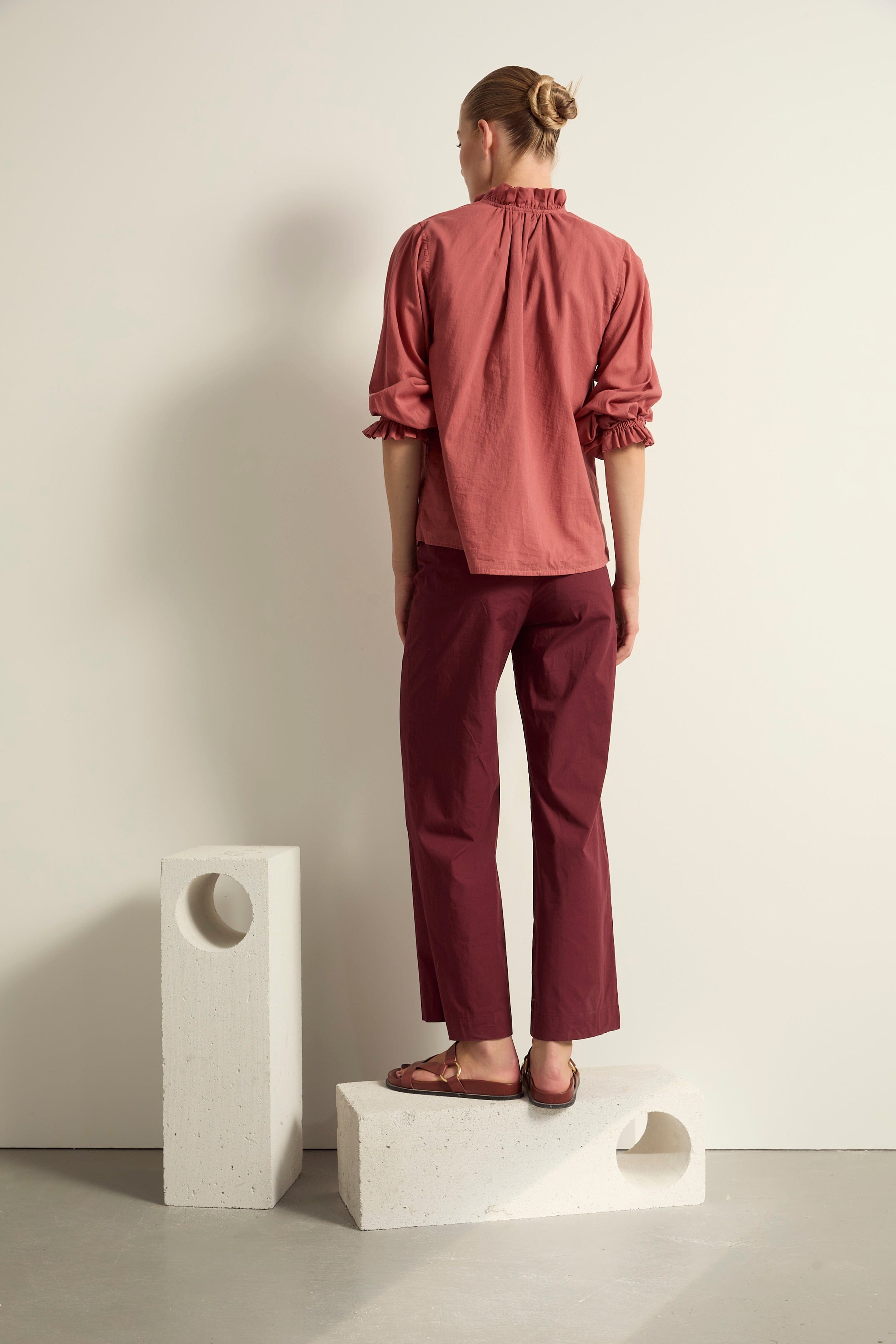 PANTALON CHARLES - BURGUNDY