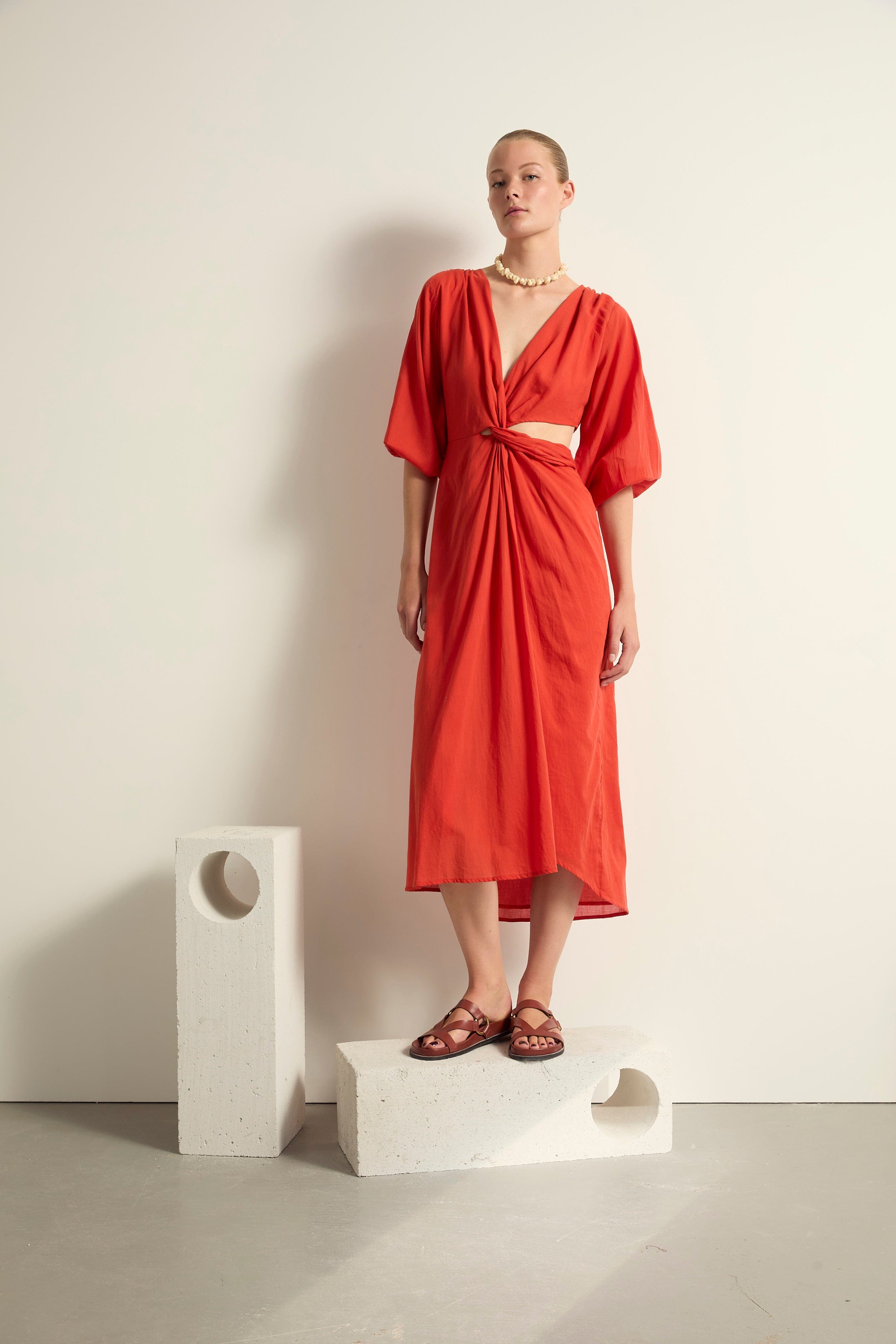 ROBE AURORE - CORAIL