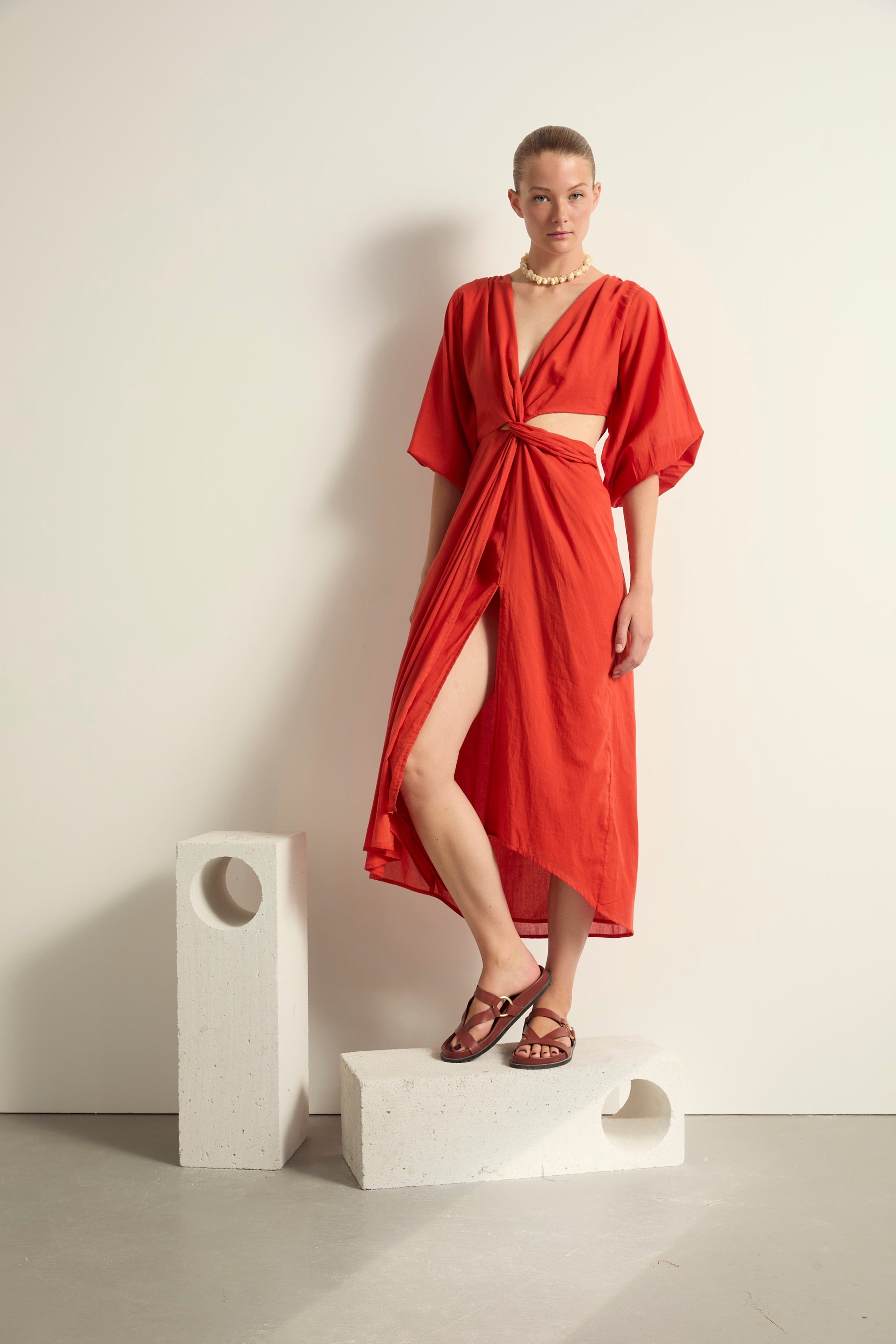 ROBE AURORE - CORAIL