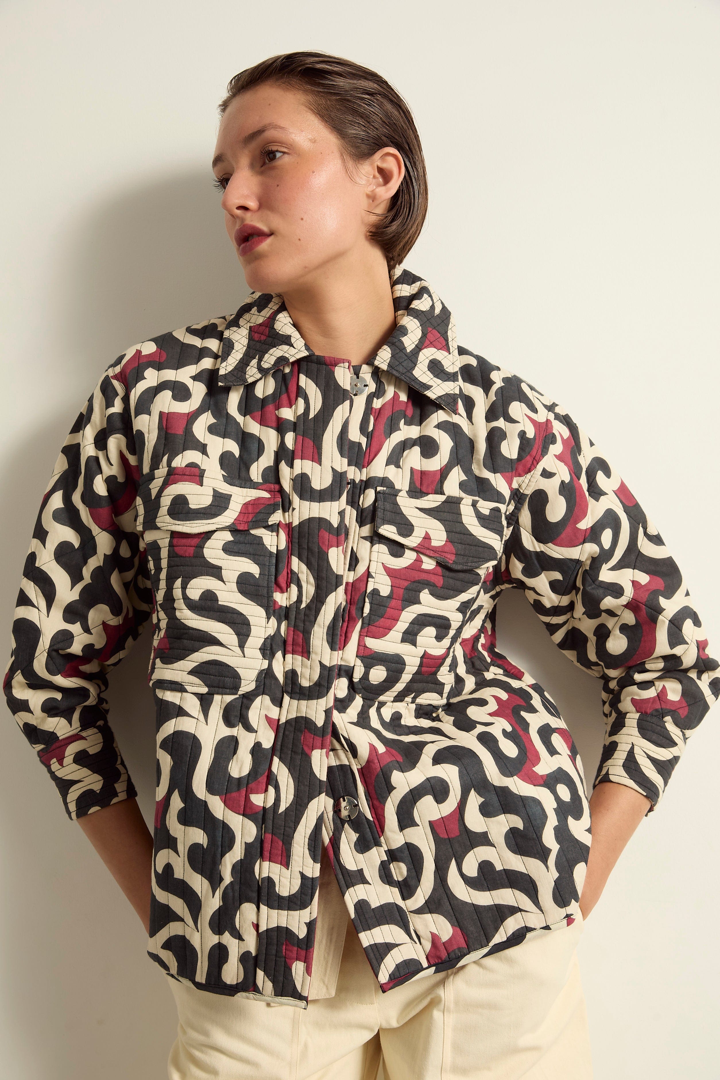 VESTE DONA IMPRIME RODEO - BLACK