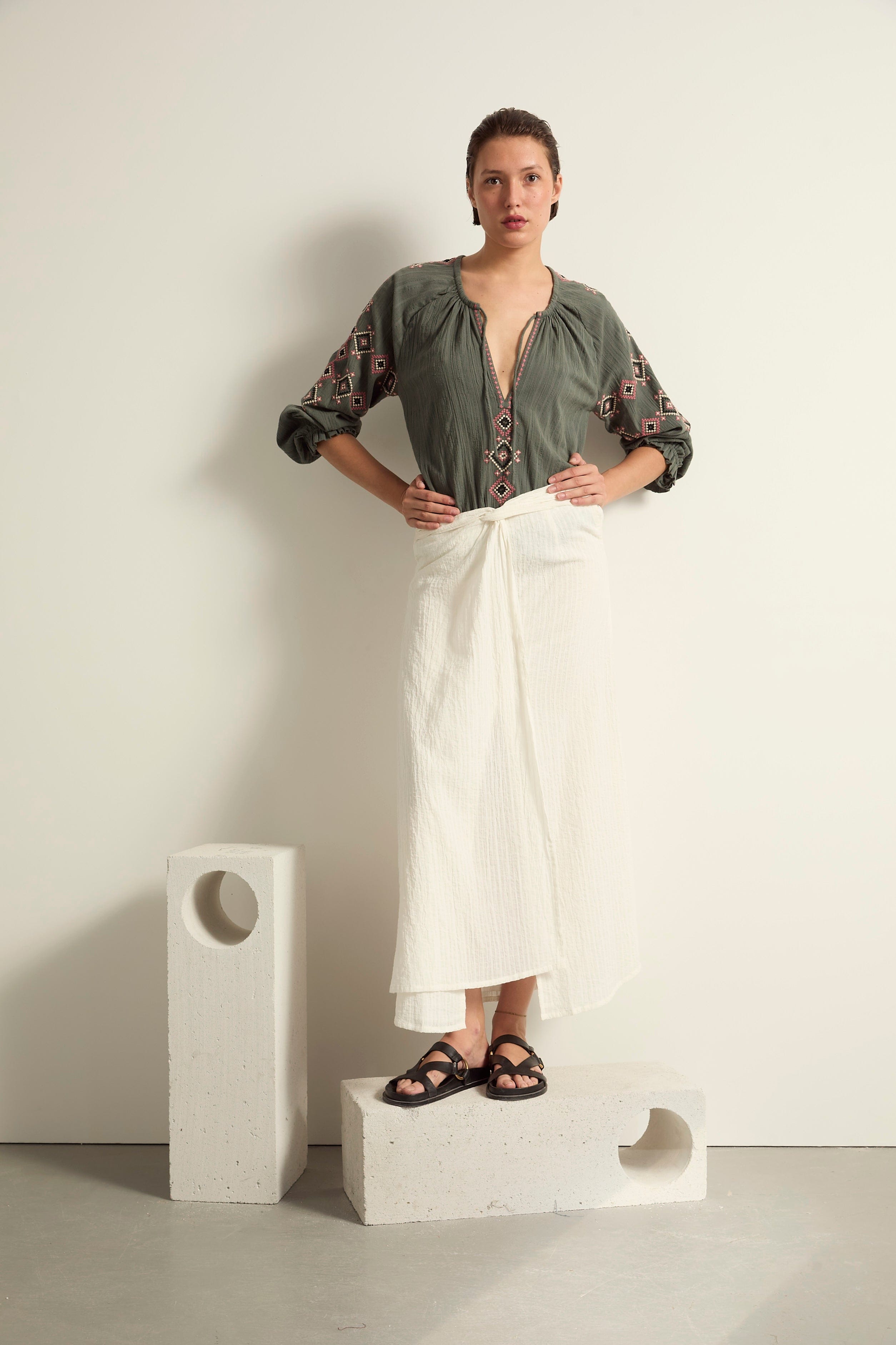 JUPE JULIE - OFF WHITE