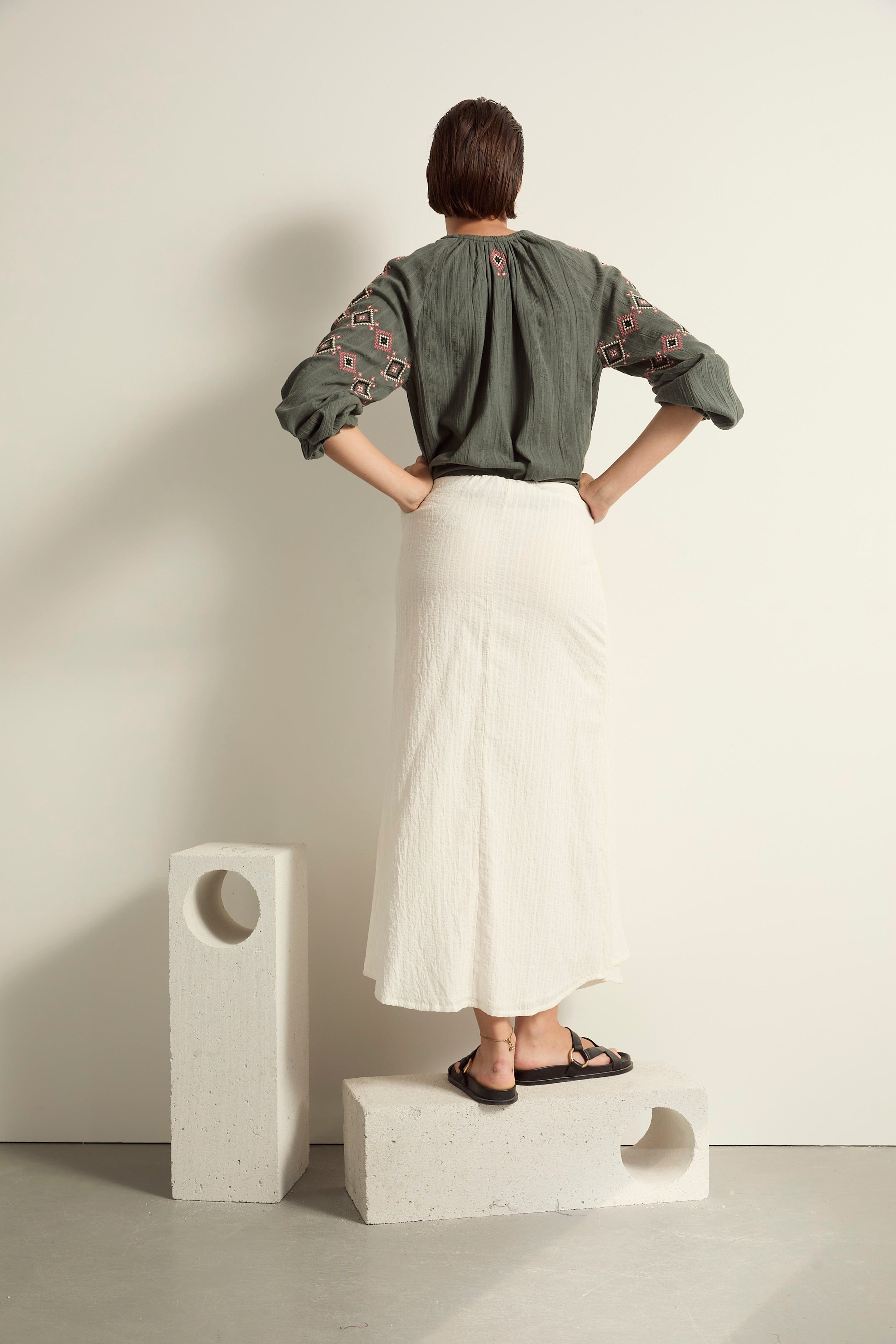 JUPE JULIE - OFF WHITE