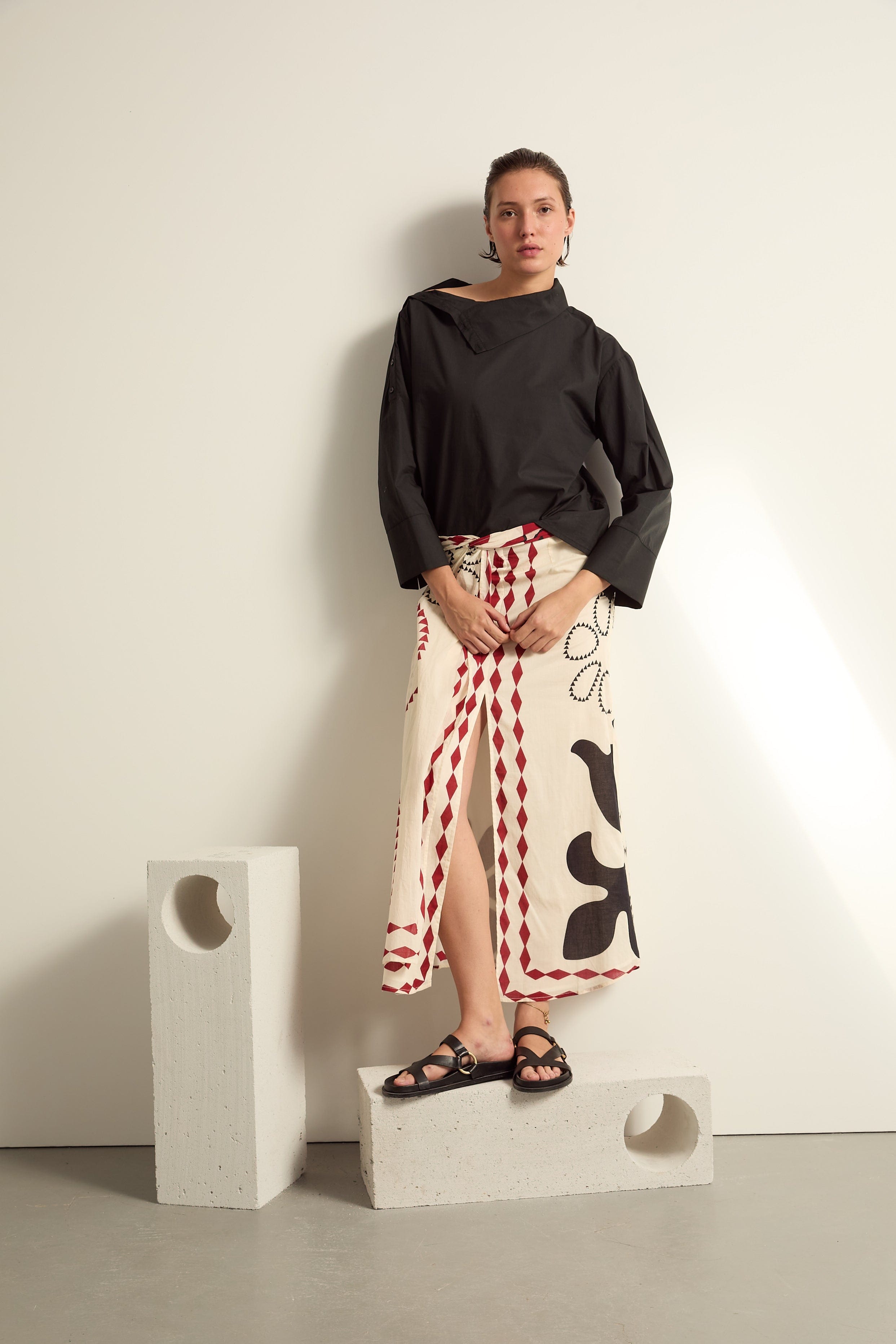 BLOUSE CHRIS - BLACK