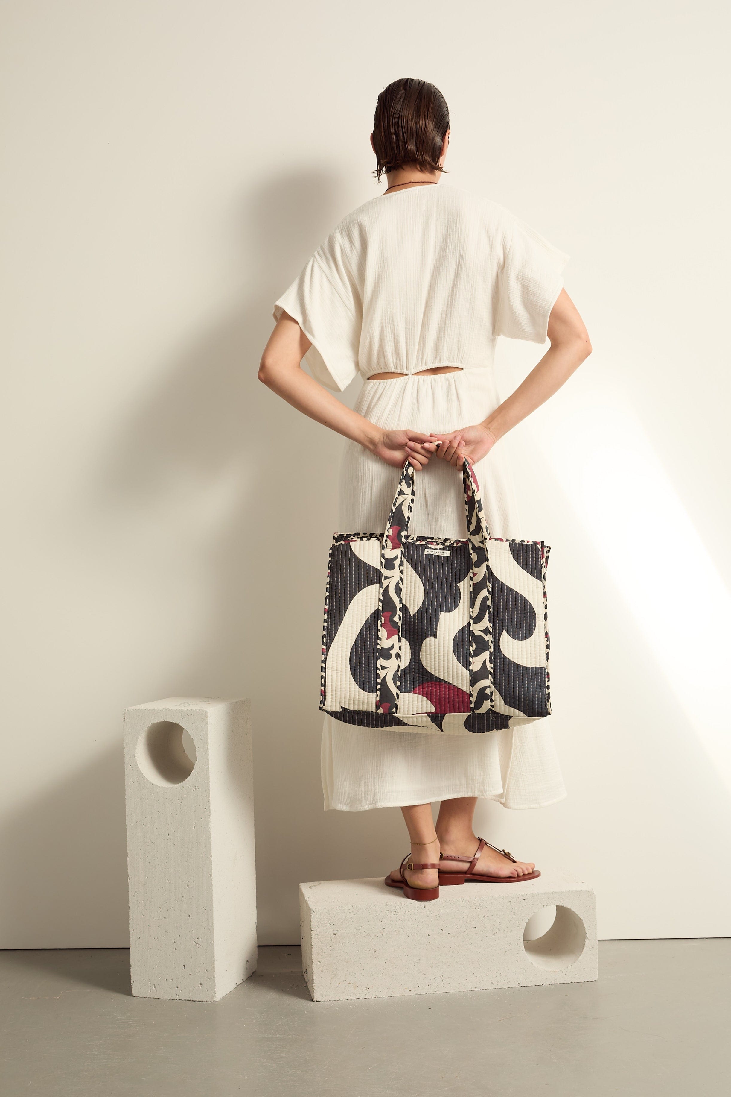 DAY BAG IMPRIME RODEO - BLACK