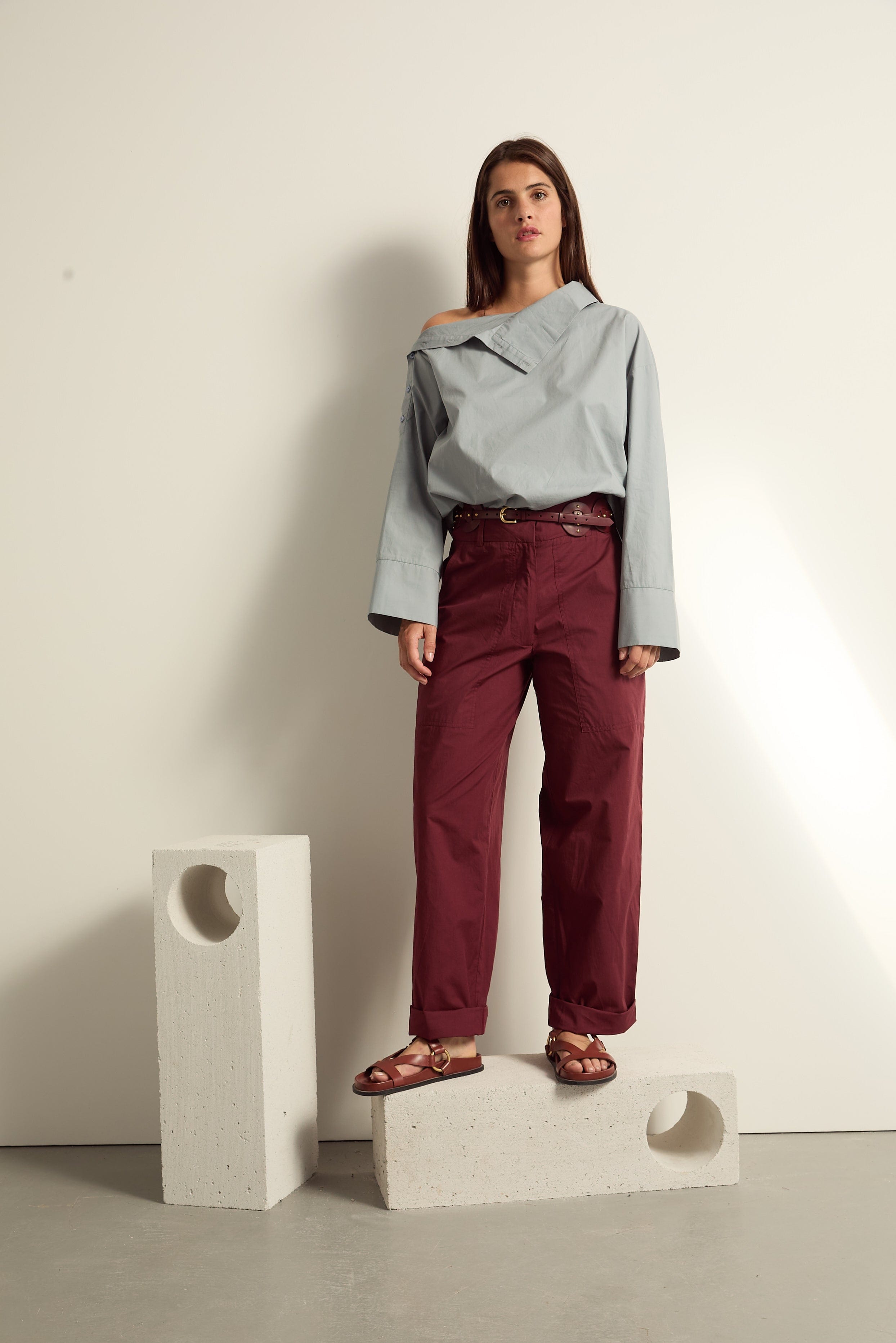 BLOUSE CHRIS - MINERAL BLUE