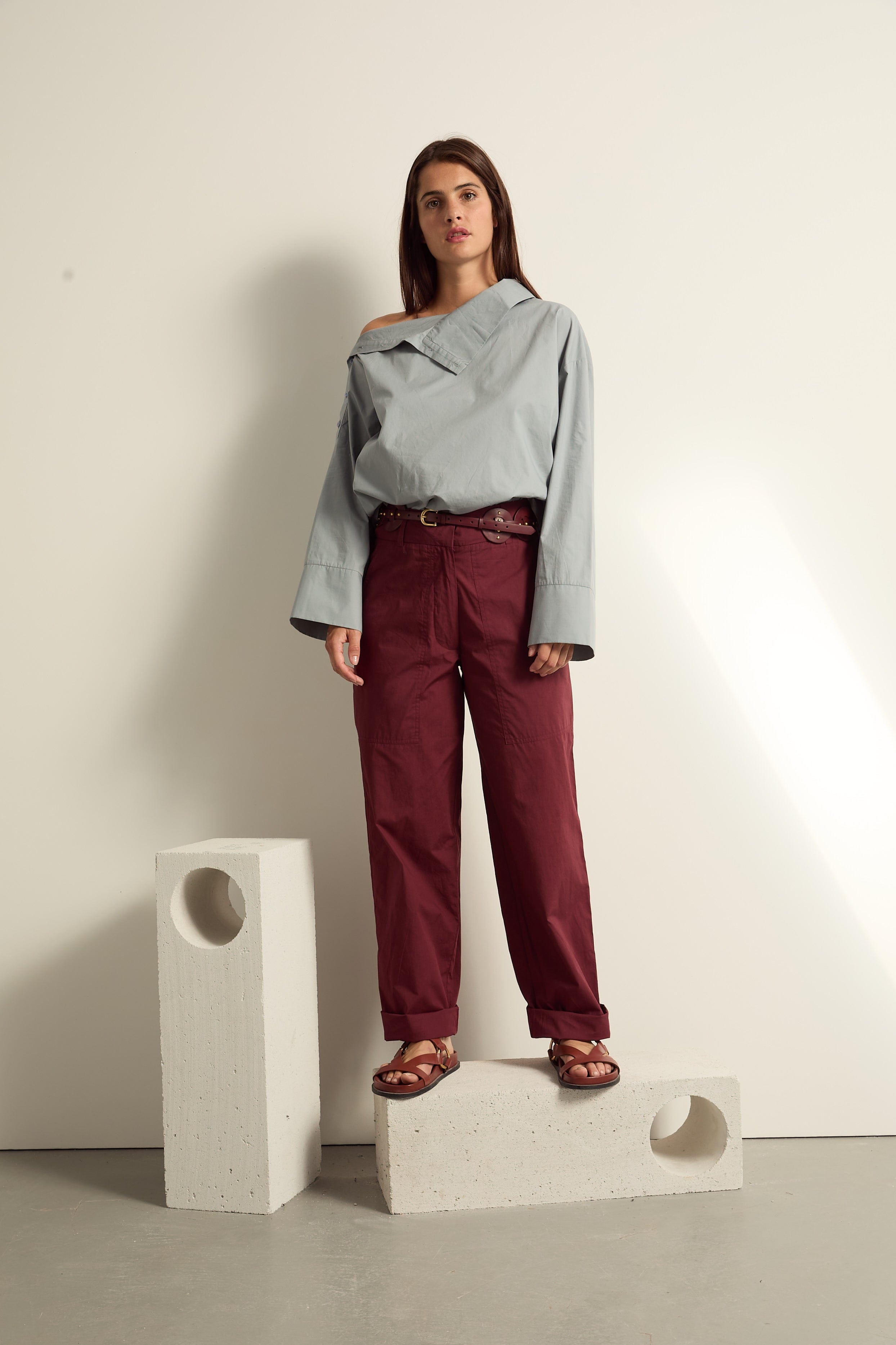 PANTALON MARCO - BURGUNDY