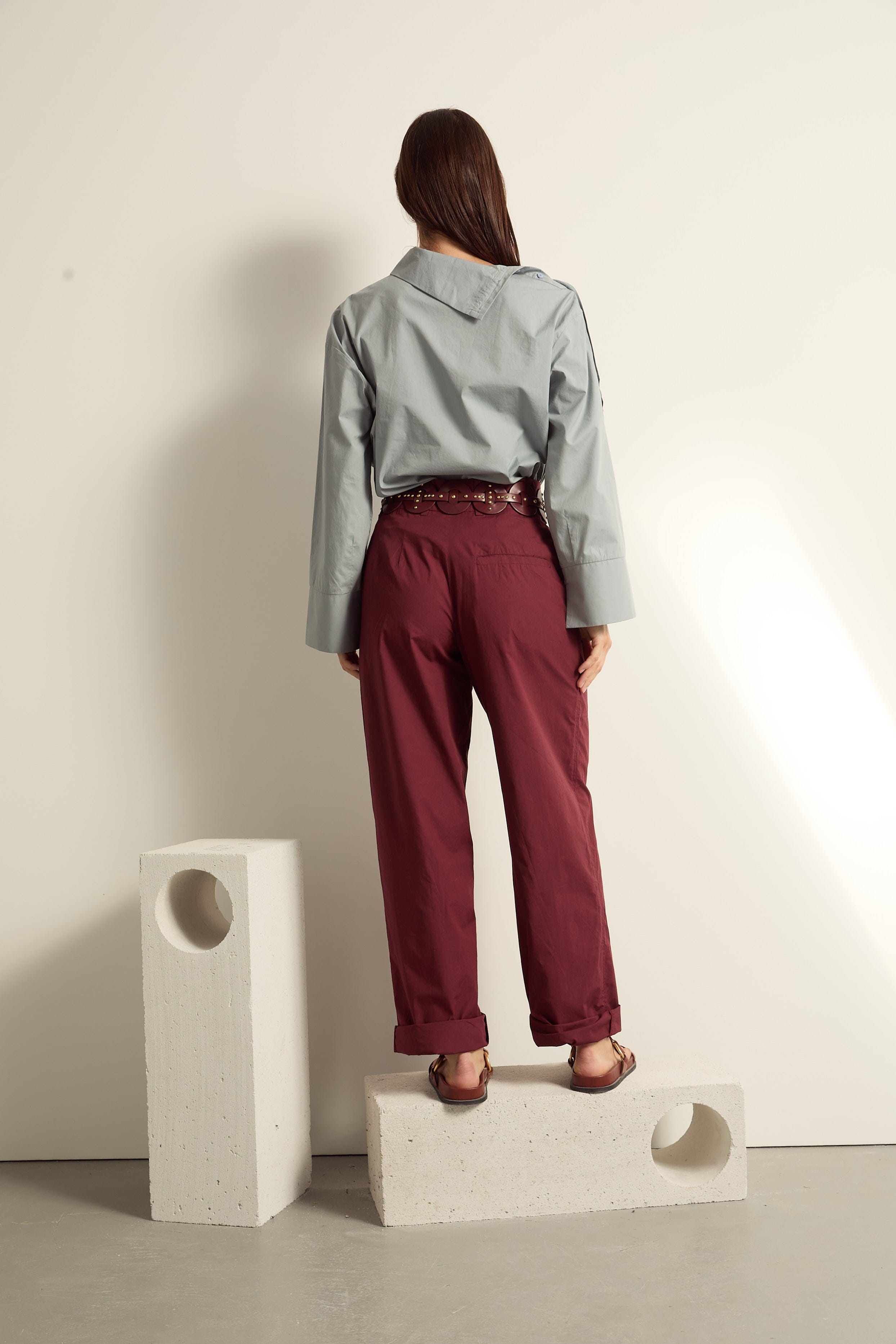 PANTALON MARCO - BURGUNDY