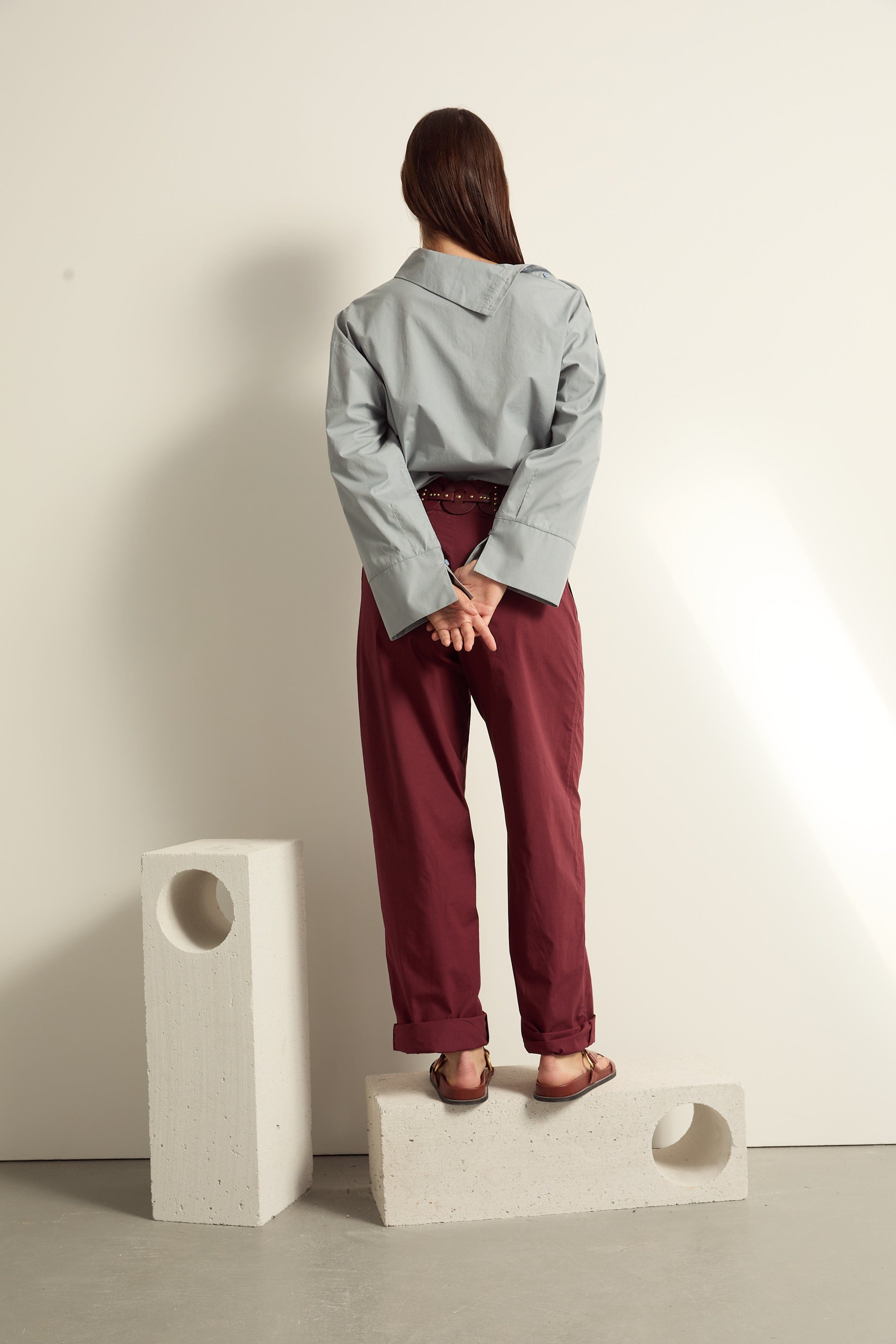 BLOUSE CHRIS - MINERAL BLUE