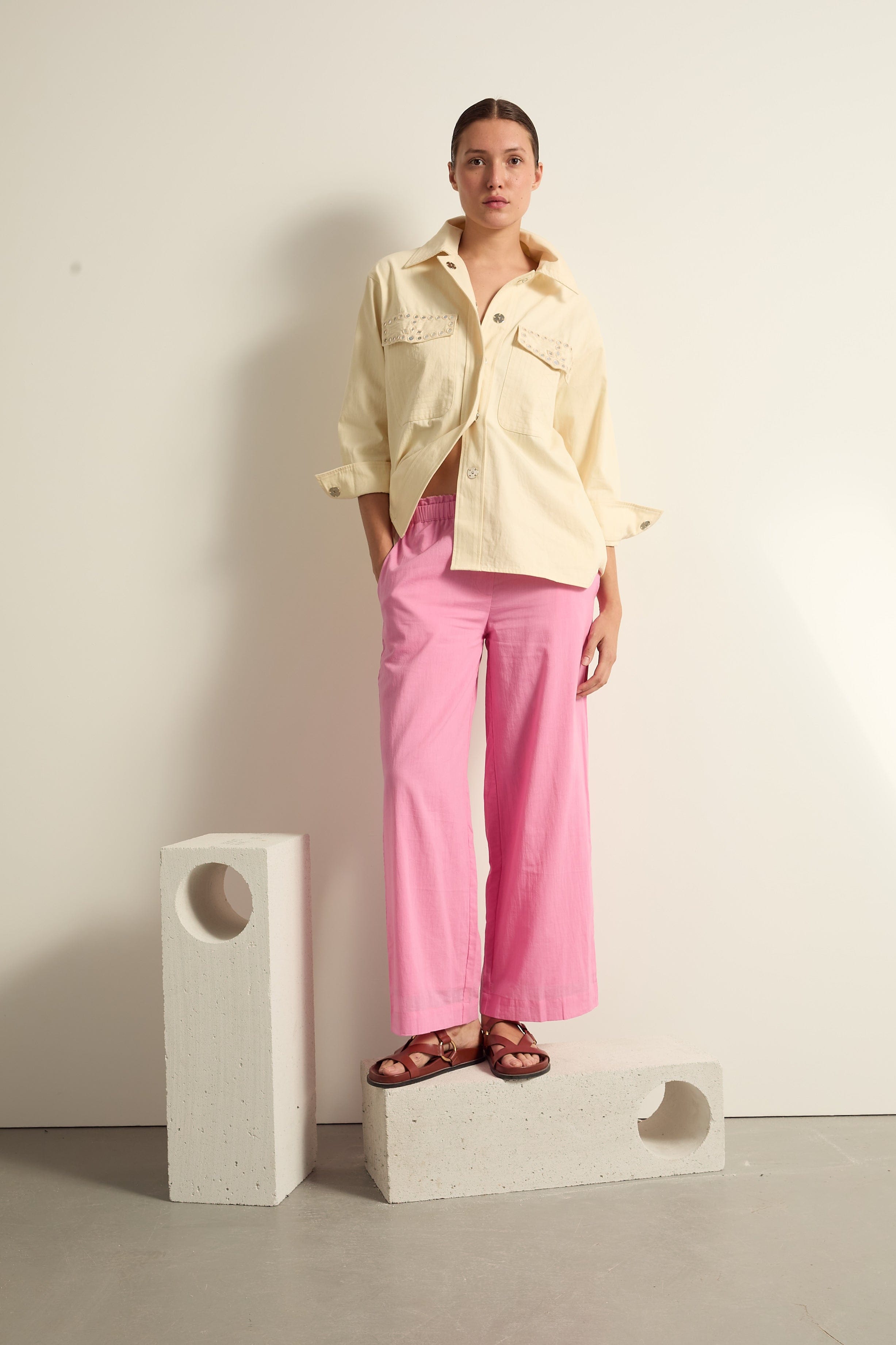PANTALON ALBA - CANDY PINK