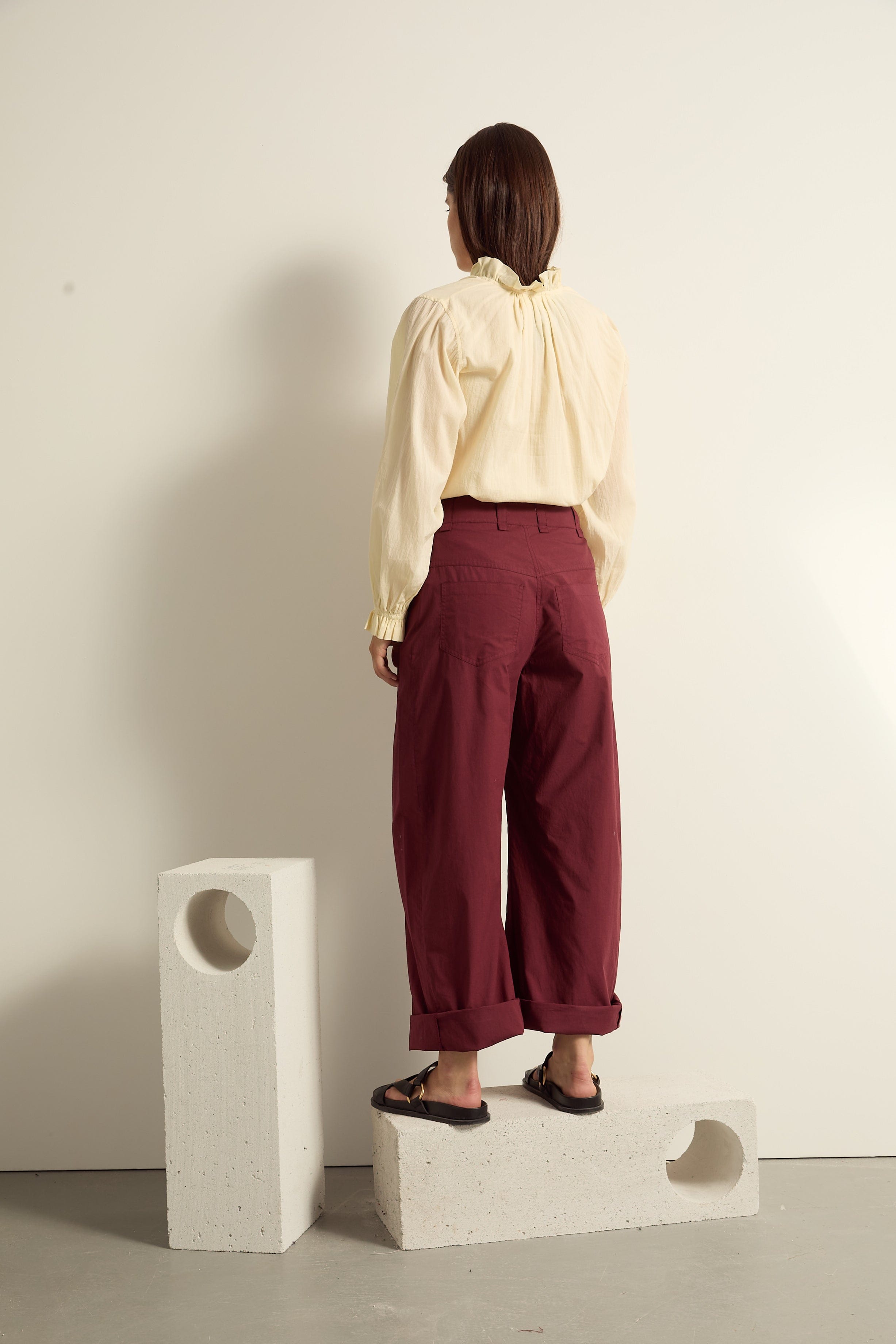 PANTALON LOLO - BURGUNDY