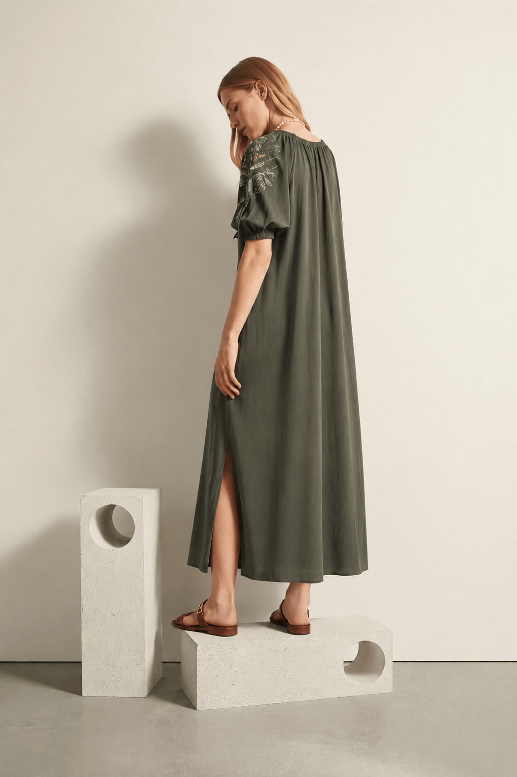 ROBE MARZIA - ARDOISE