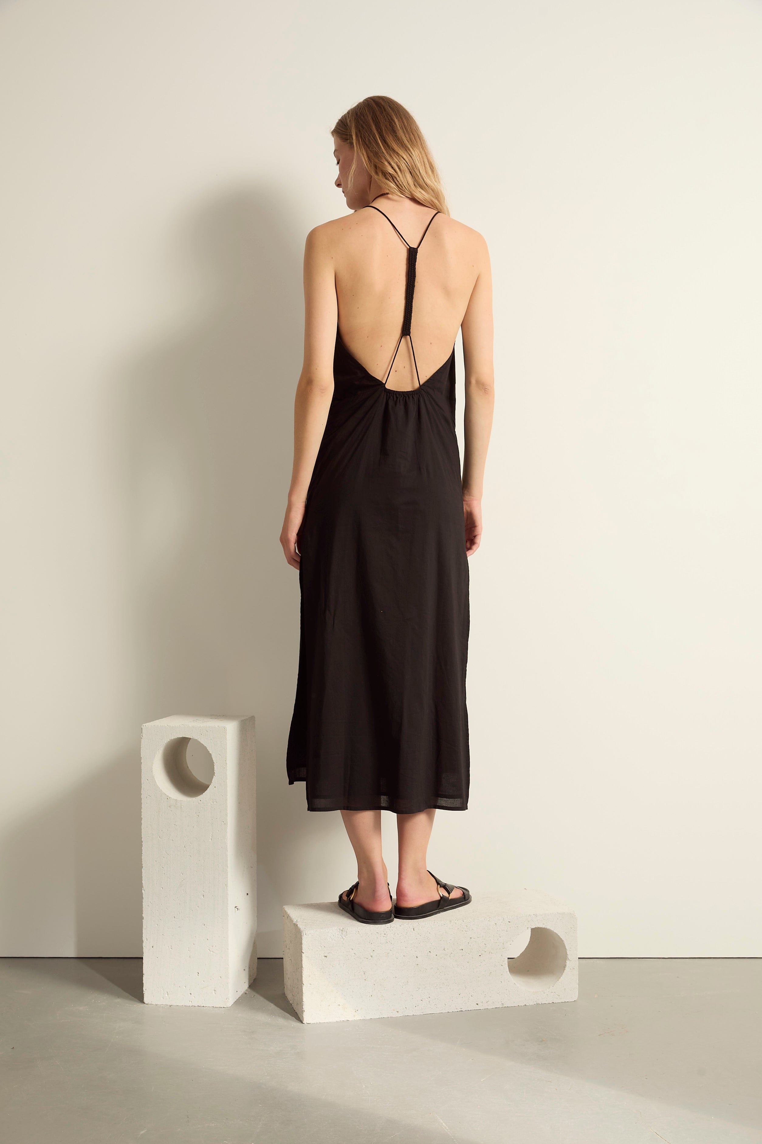 ROBE ABBIE - BLACK
