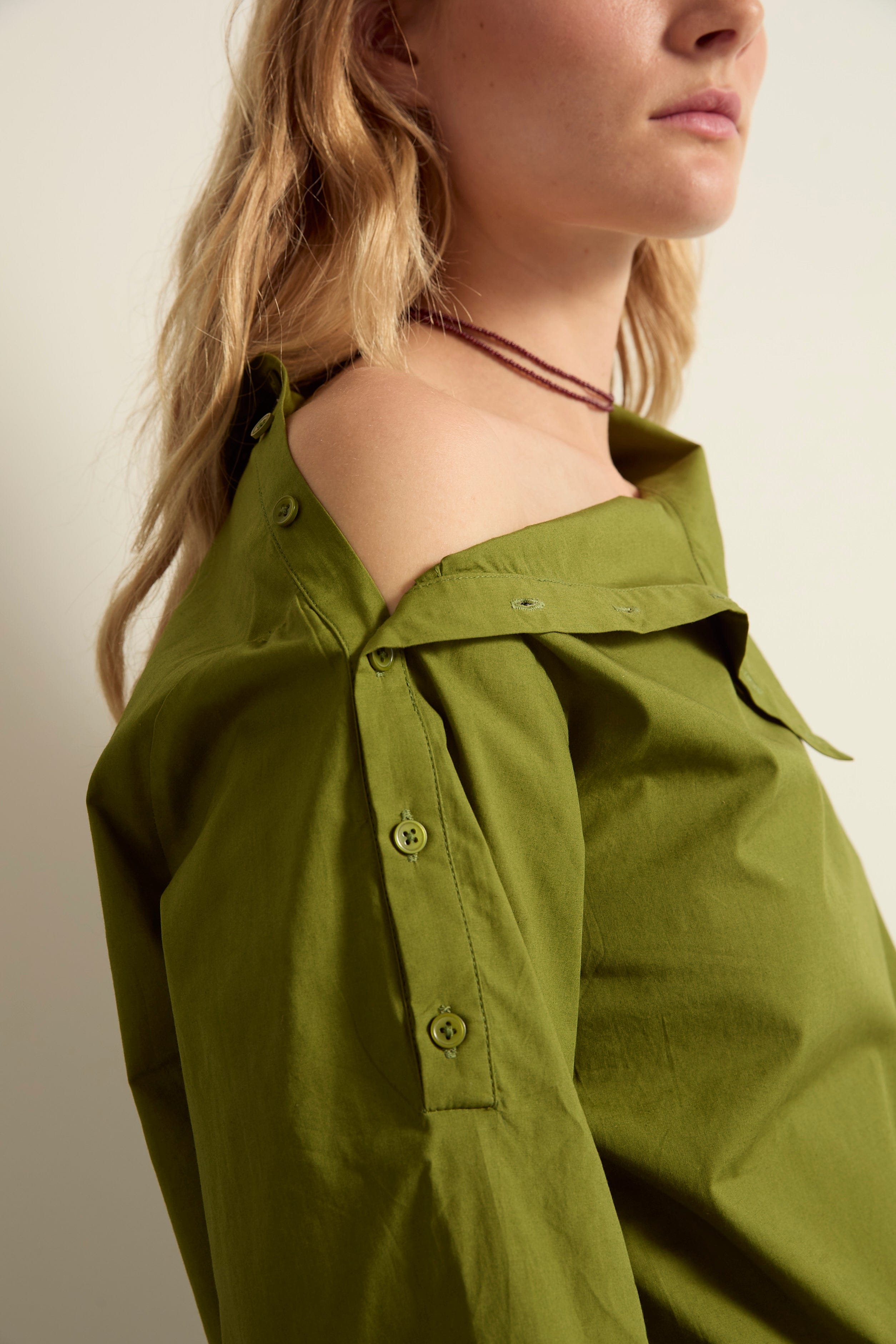 BLOUSE CHRIS - GREEN TEA