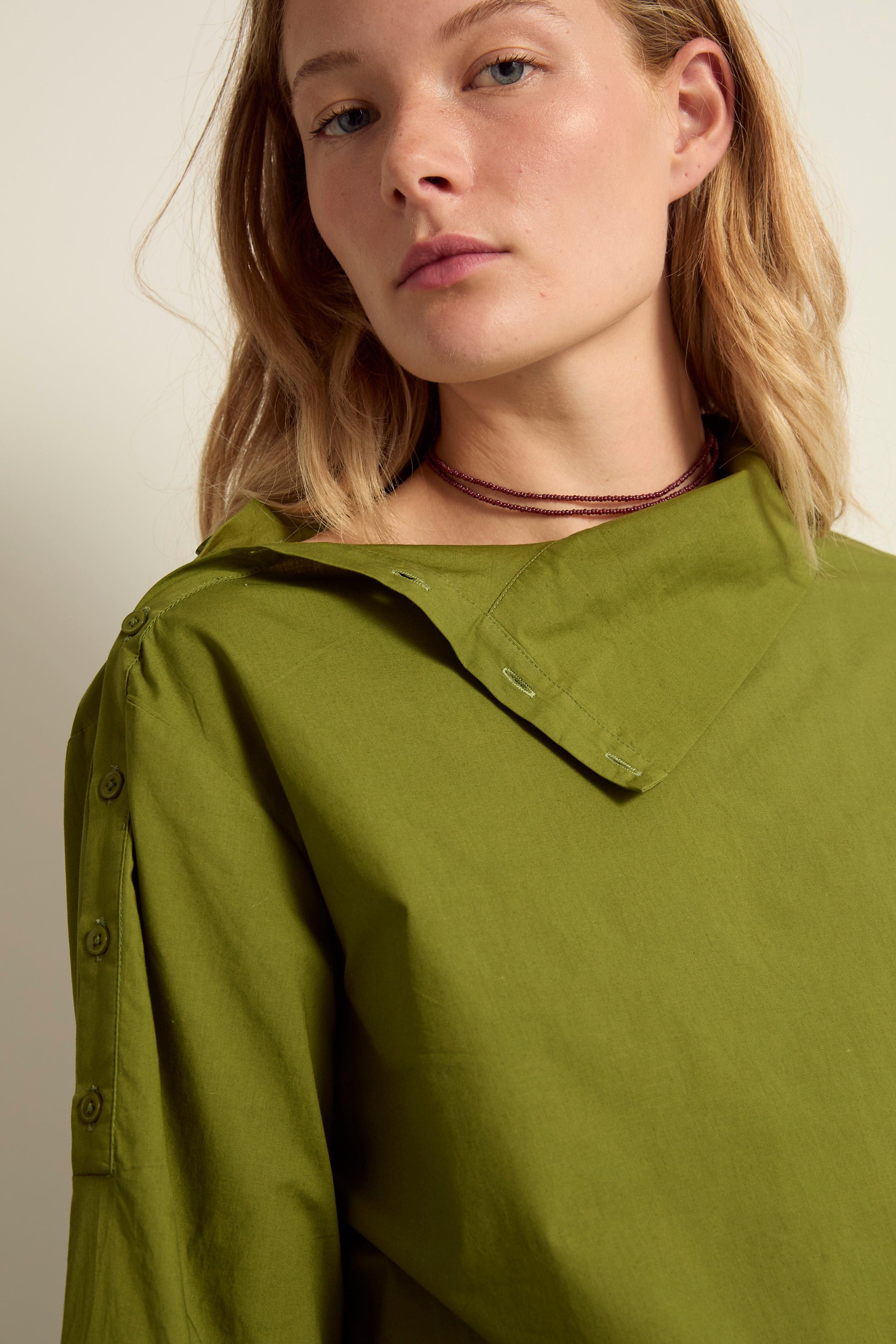 BLOUSE CHRIS - GREEN TEA
