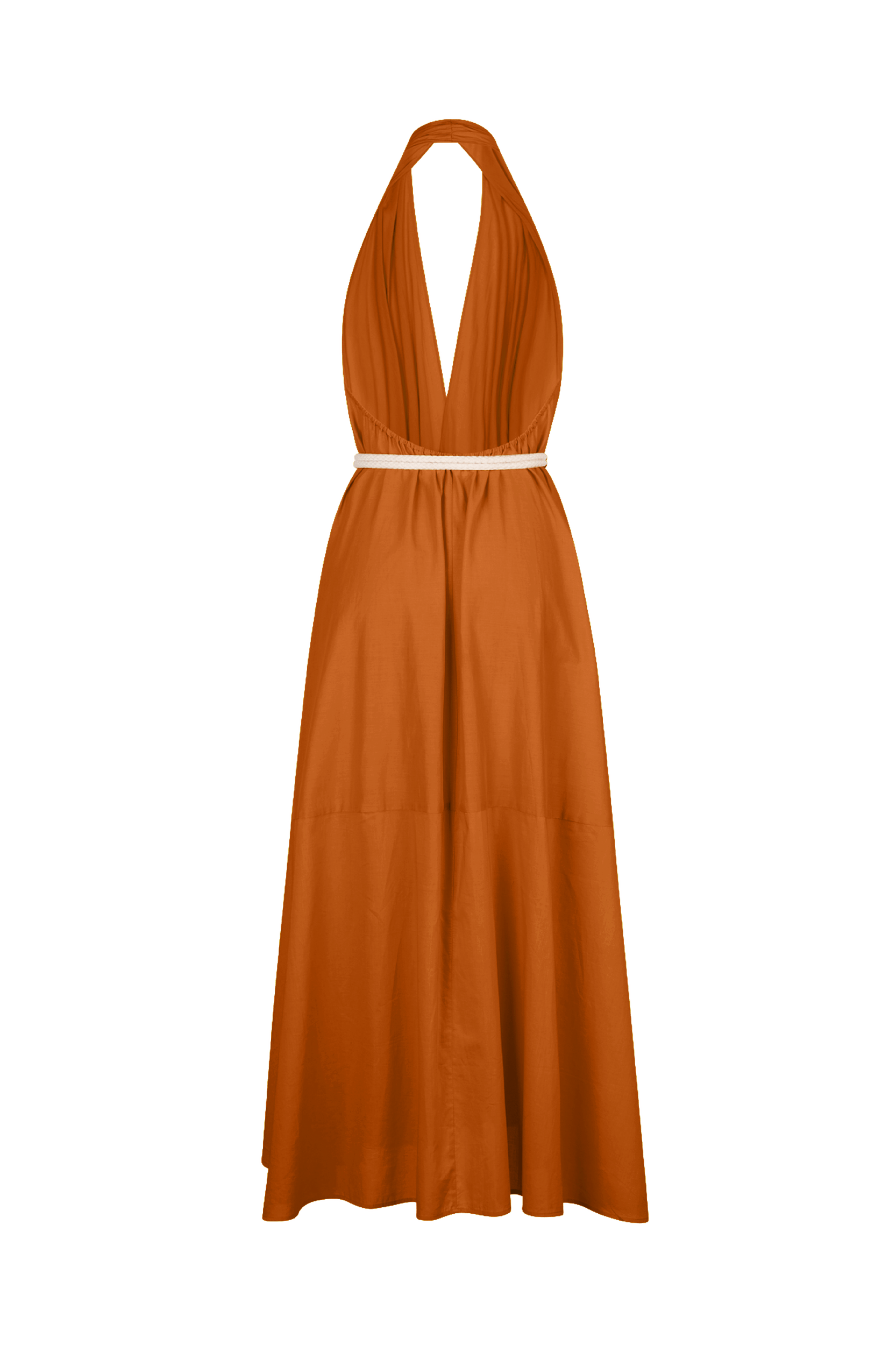 PAREO MALIN DRESS LONG ACACIA - APRICOT