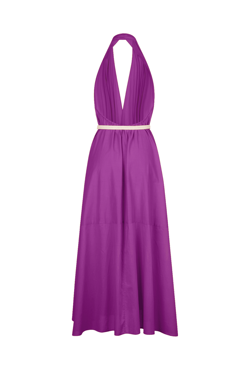 ROBE PARÉO MALIN LONG ACACIA - VIOLET