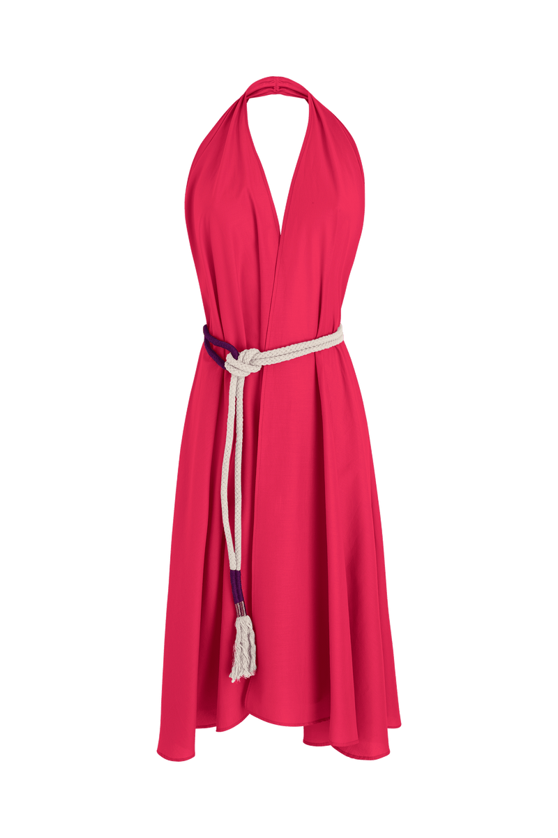 ROBE PARÉO MALIN MI-LONG ALINE - CAMELIA