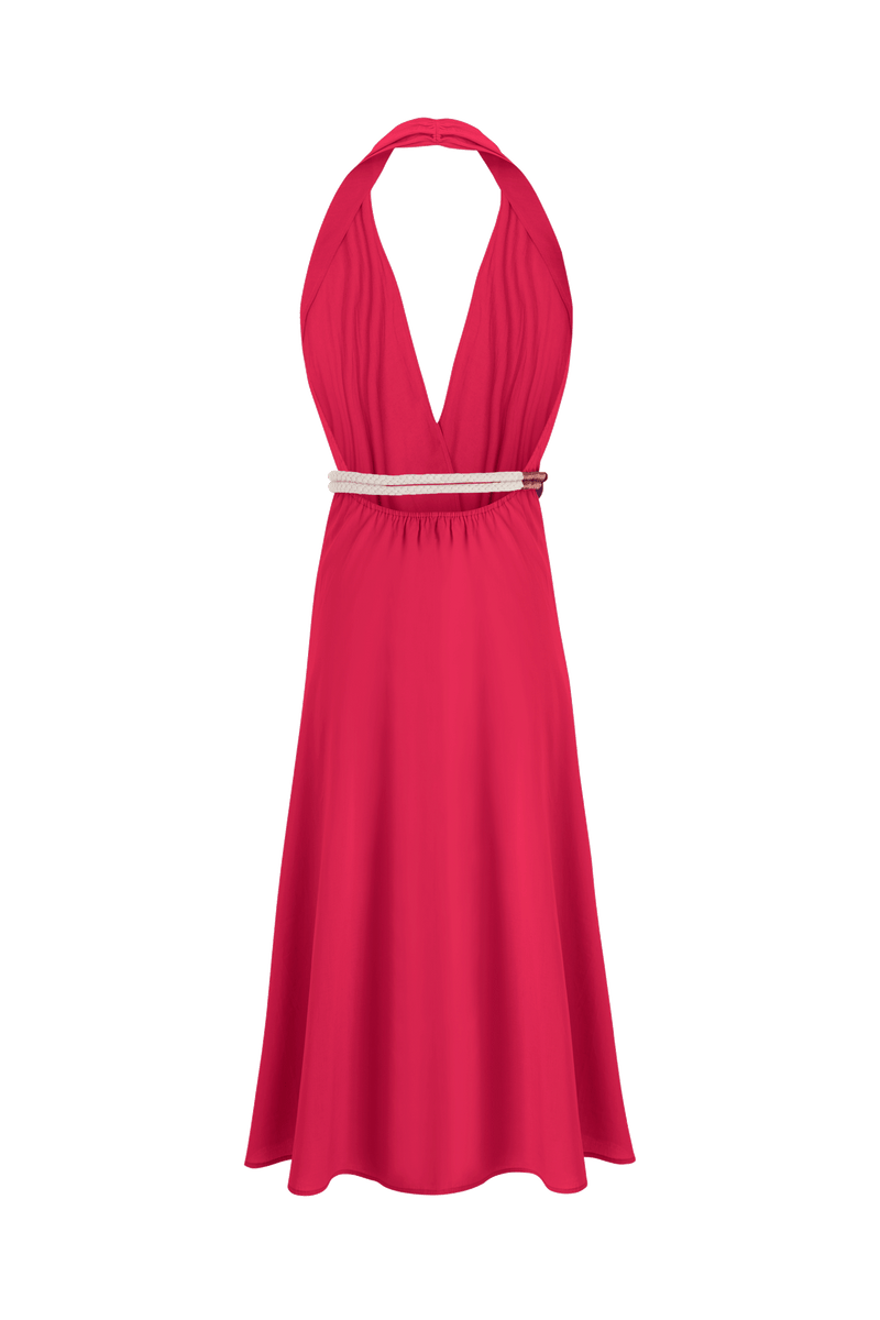 ROBE PARÉO MALIN MI-LONG ALINE - CAMELIA