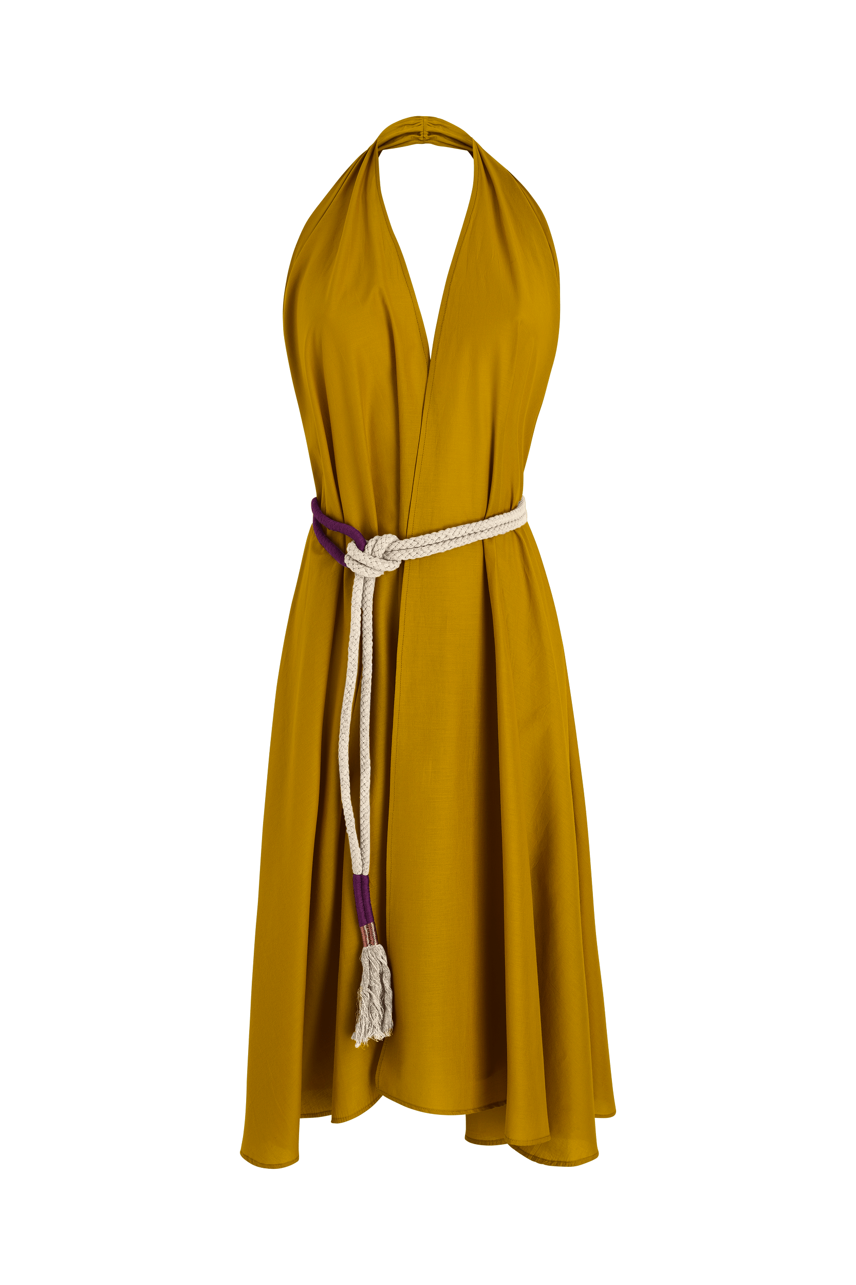 MALIN MI-LONG PAREO DRESS ALINE - MORDORE