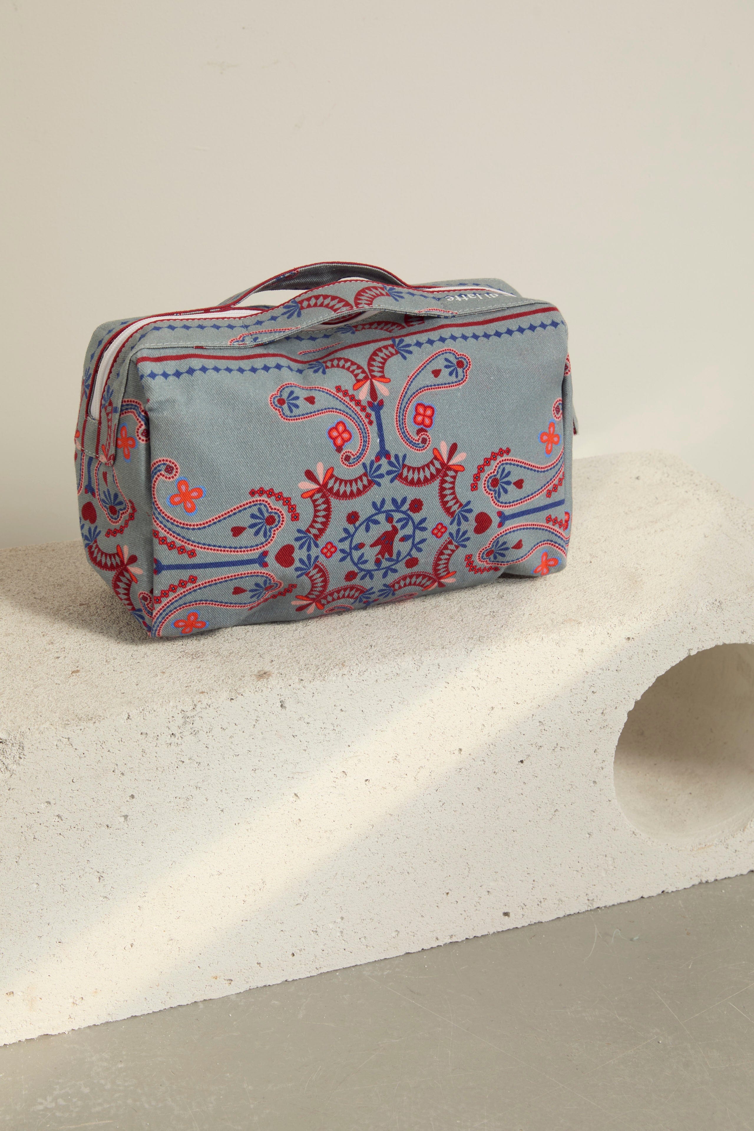 VANITY IMPRIME BLOSSOM - MINERAL BLUE