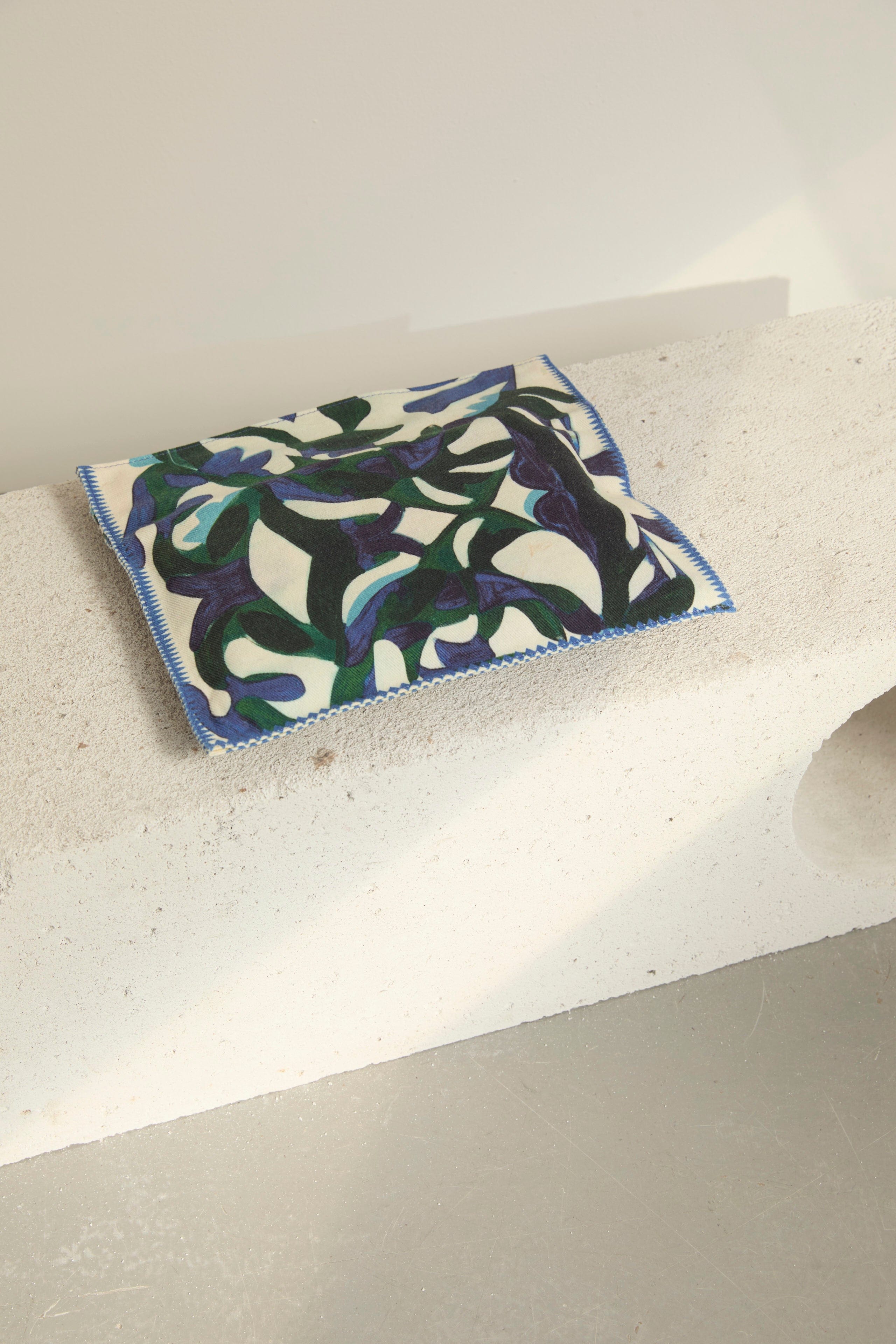 POCHETTE BIMBA IMPRIME CACTUS - LAPIS BLUE