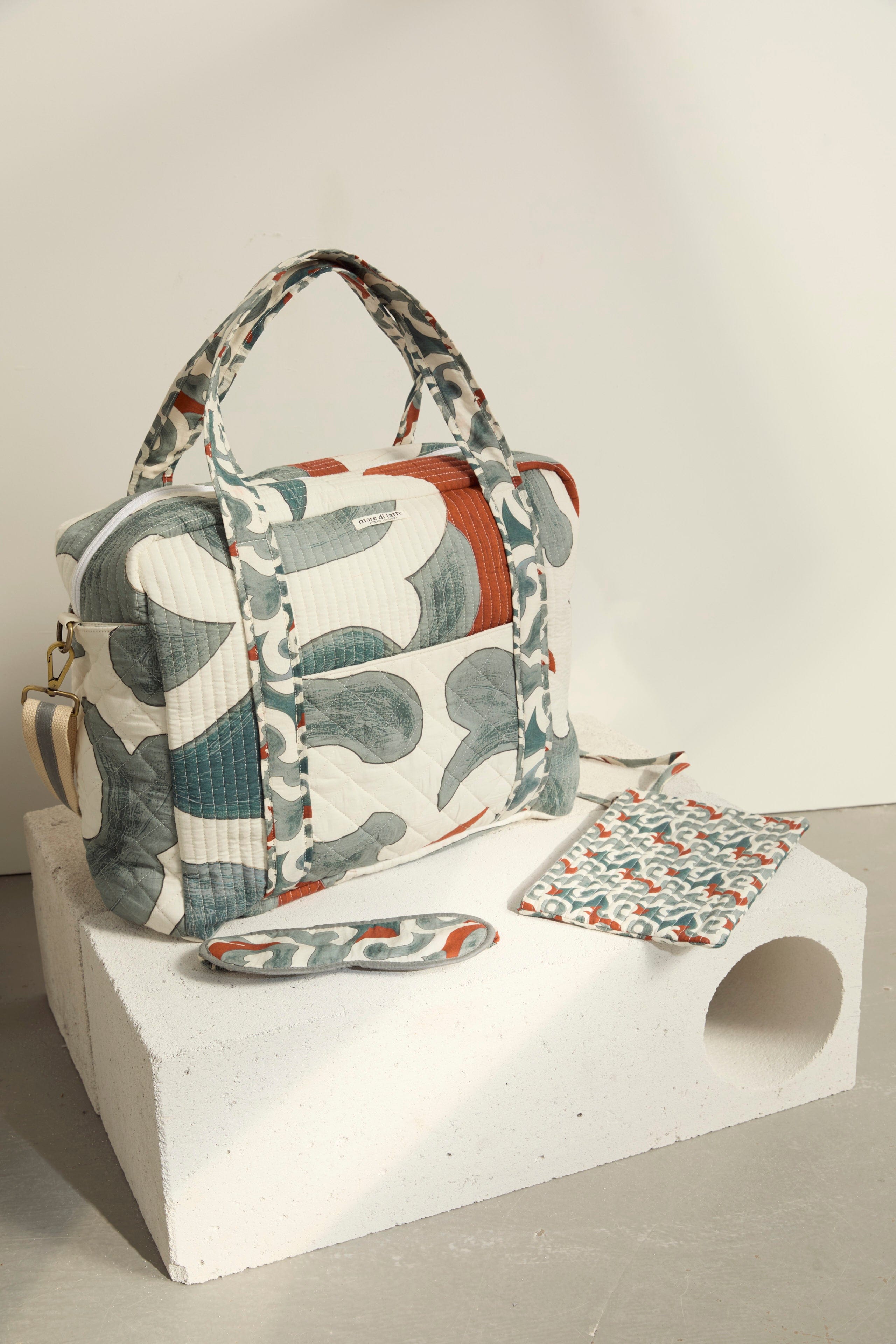 WEEKEND BAG IMPRIME RODEO - MINERAL BLUE