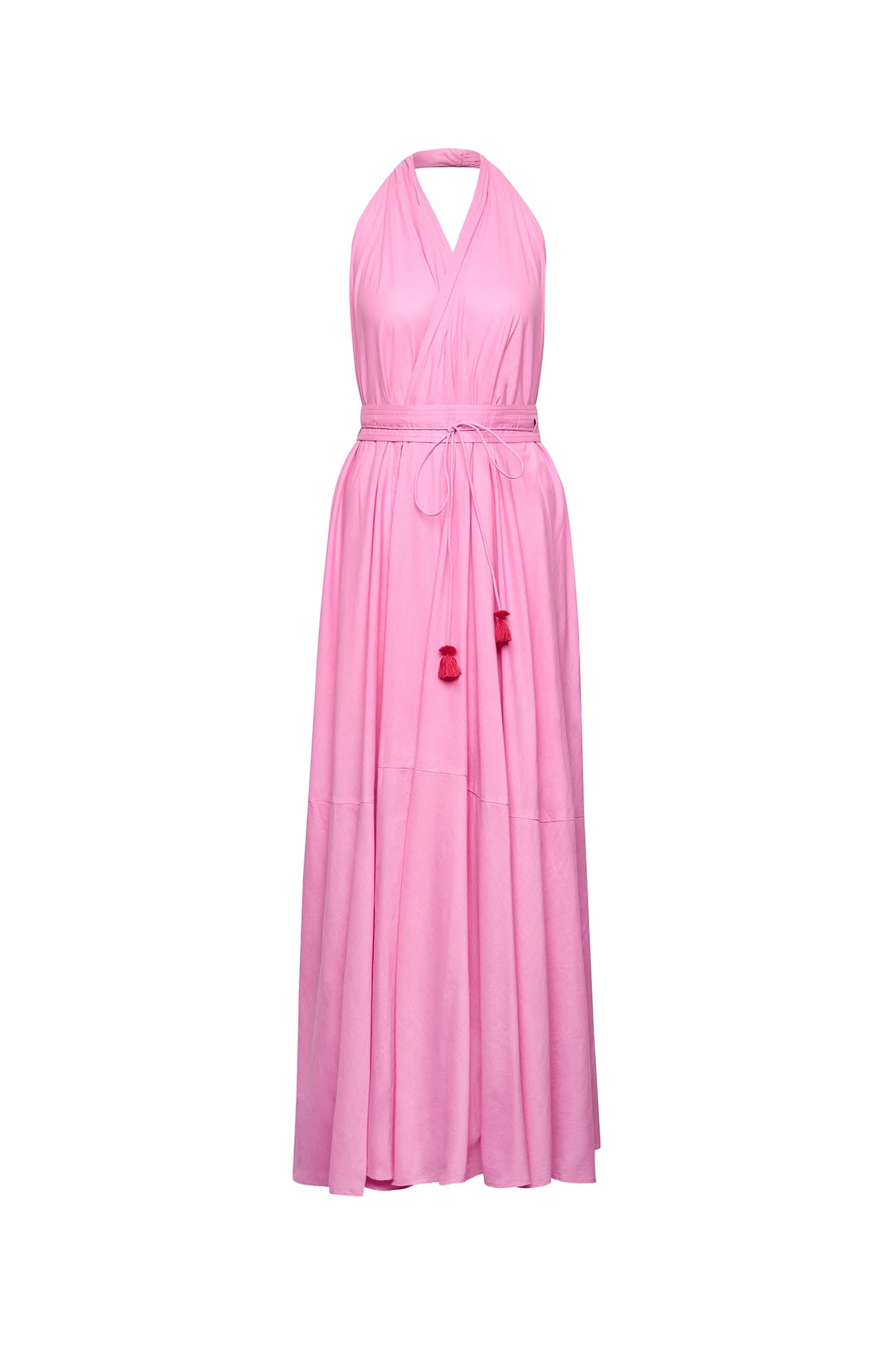 ROBE PARÉO MALIN LONG ACACIA - CANDY PINK