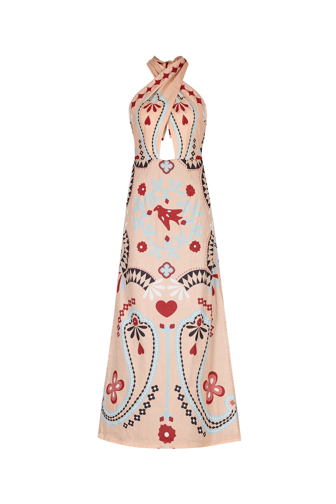 ROBE ALIX IMPRIME BLOSSOM - PASTEL ROSE