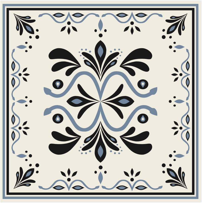 BANDANA IMPRIME BAROQUE - WHITE