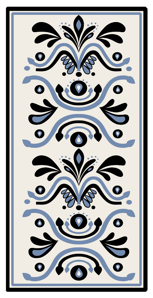 ETOLE IMPRIME BAROQUE - WHITE