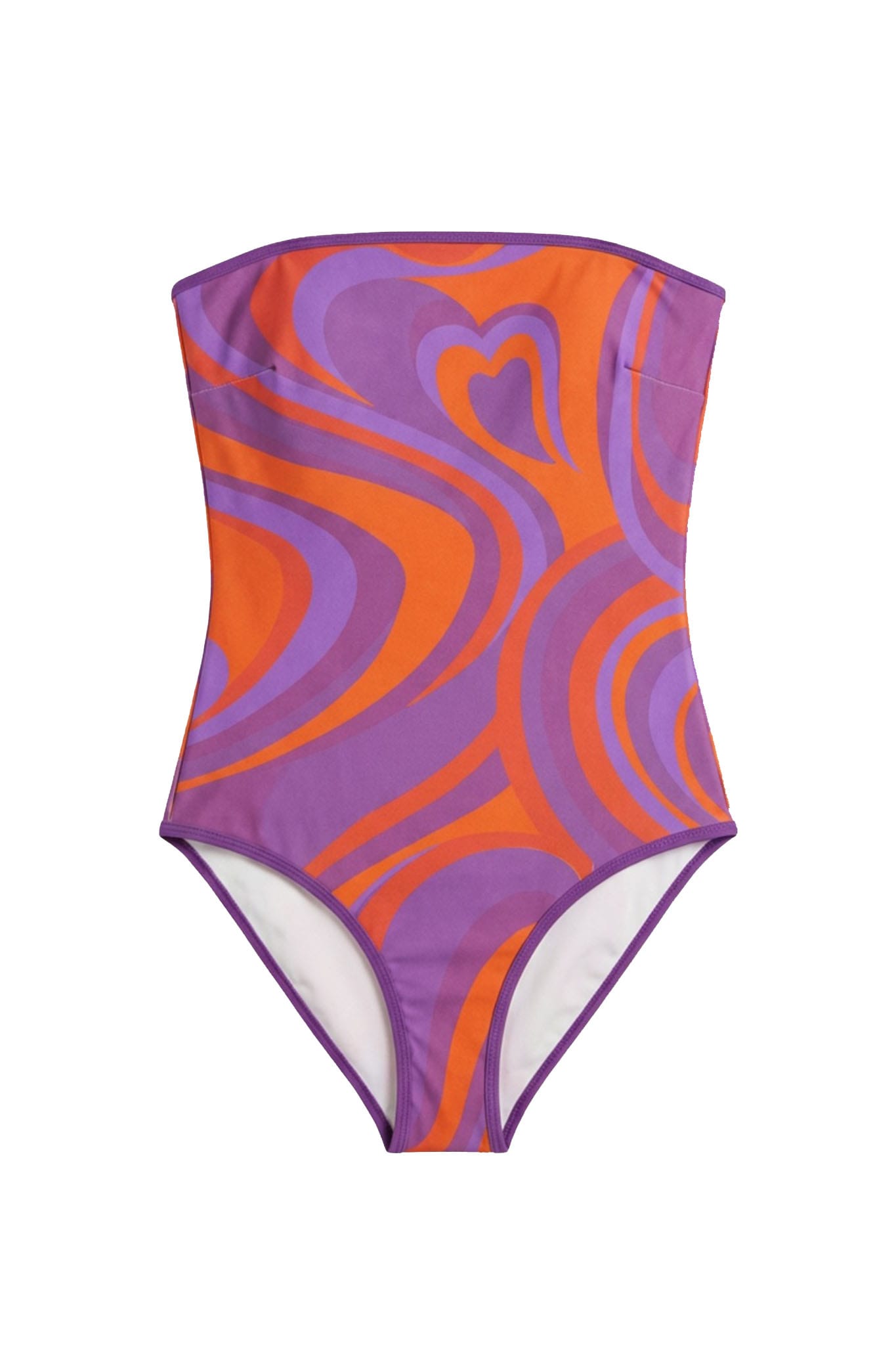 MAILLOT DE BAIN UNE PIECE LUNA - IMPRIME ONDAS