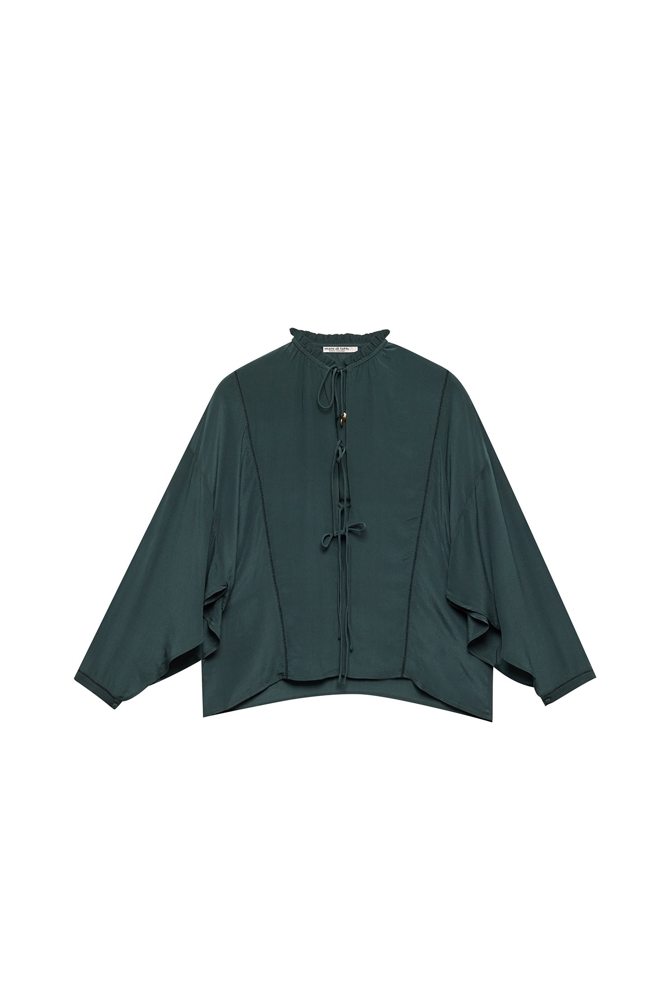 BLOUSE MAUD SOIE - ARDOISE