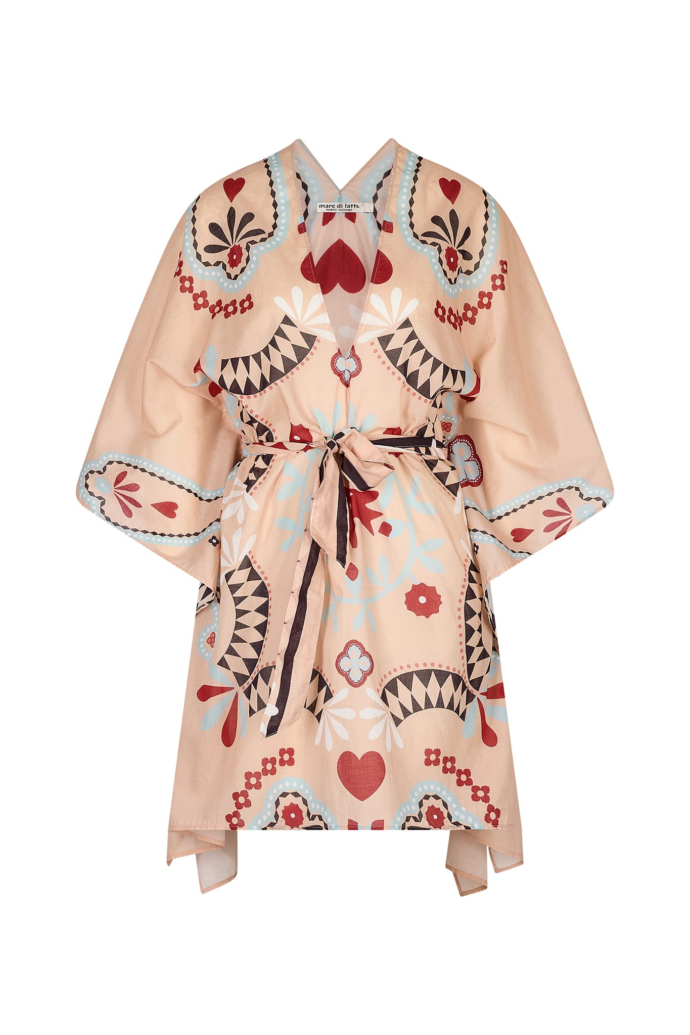 ROBE PAULINE IMPRIME BLOSSOM - PASTEL ROSE