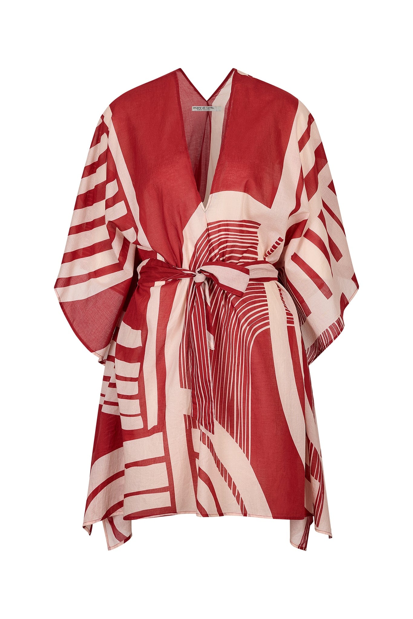 ROBE PAULINE IMPRIME CAROUSEL - POMPEI RED