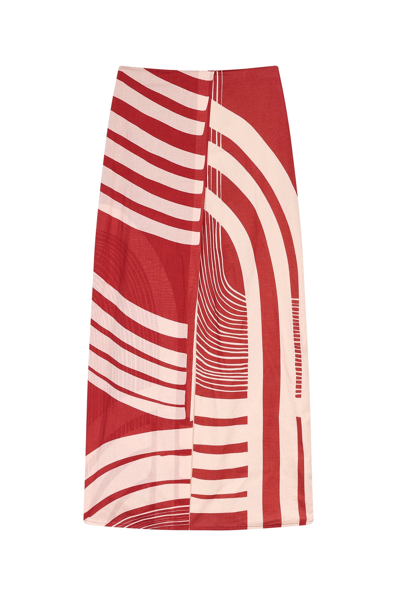 JUPE PIA IMPRIME CAROUSEL - POMPEI RED