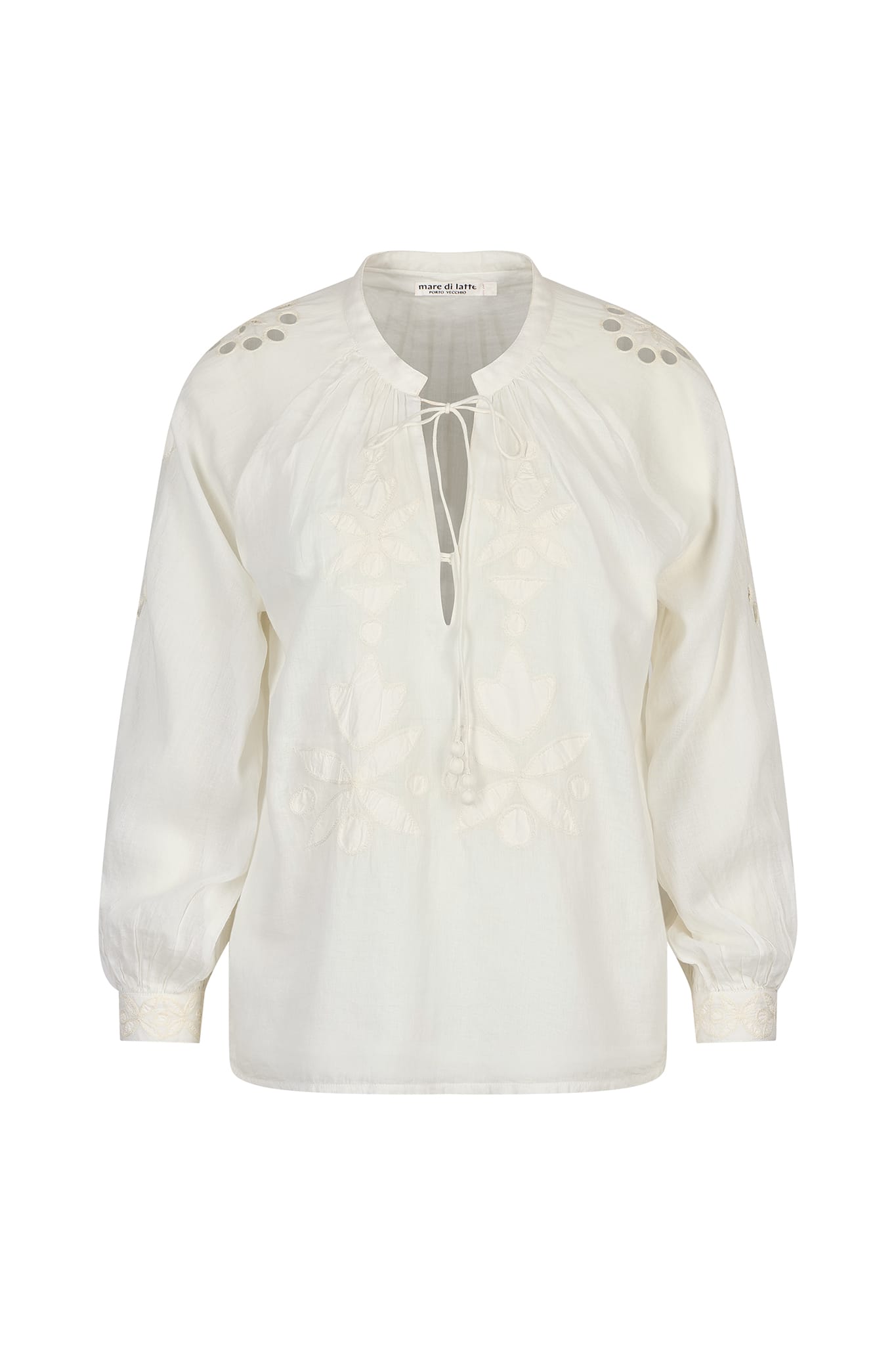 BLOUSE ROSALIE FLORAL - OFF WHITE