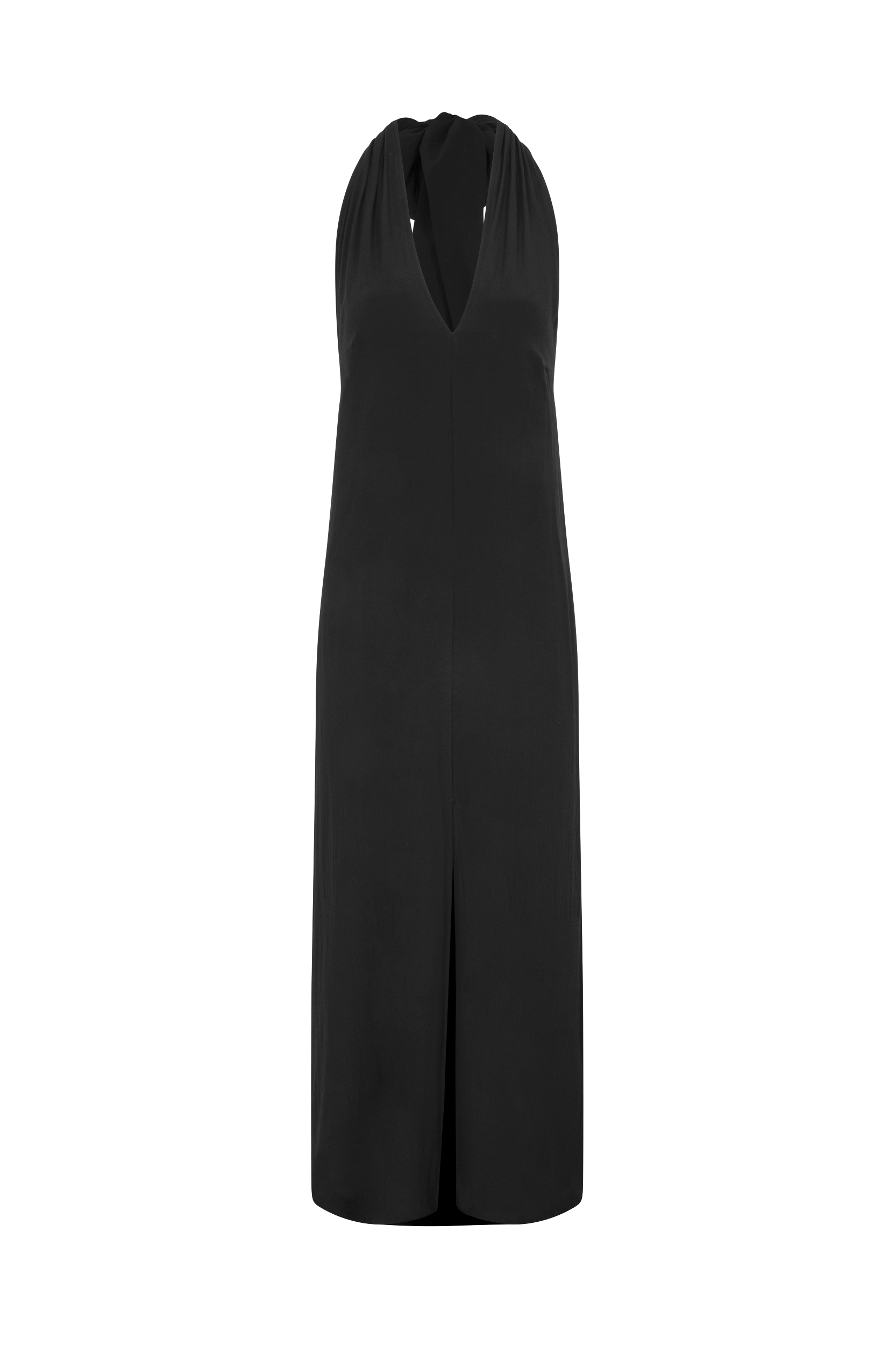 ROBE ALMA SOIE - BLACK