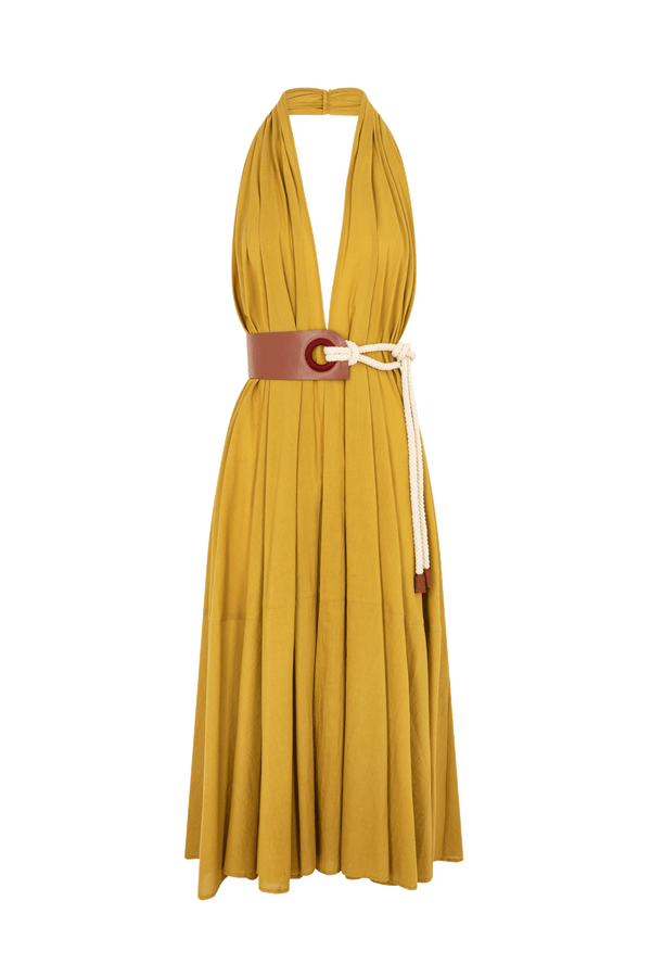 PAREO MALIN DRESS LONG ACACIA - MORDORE