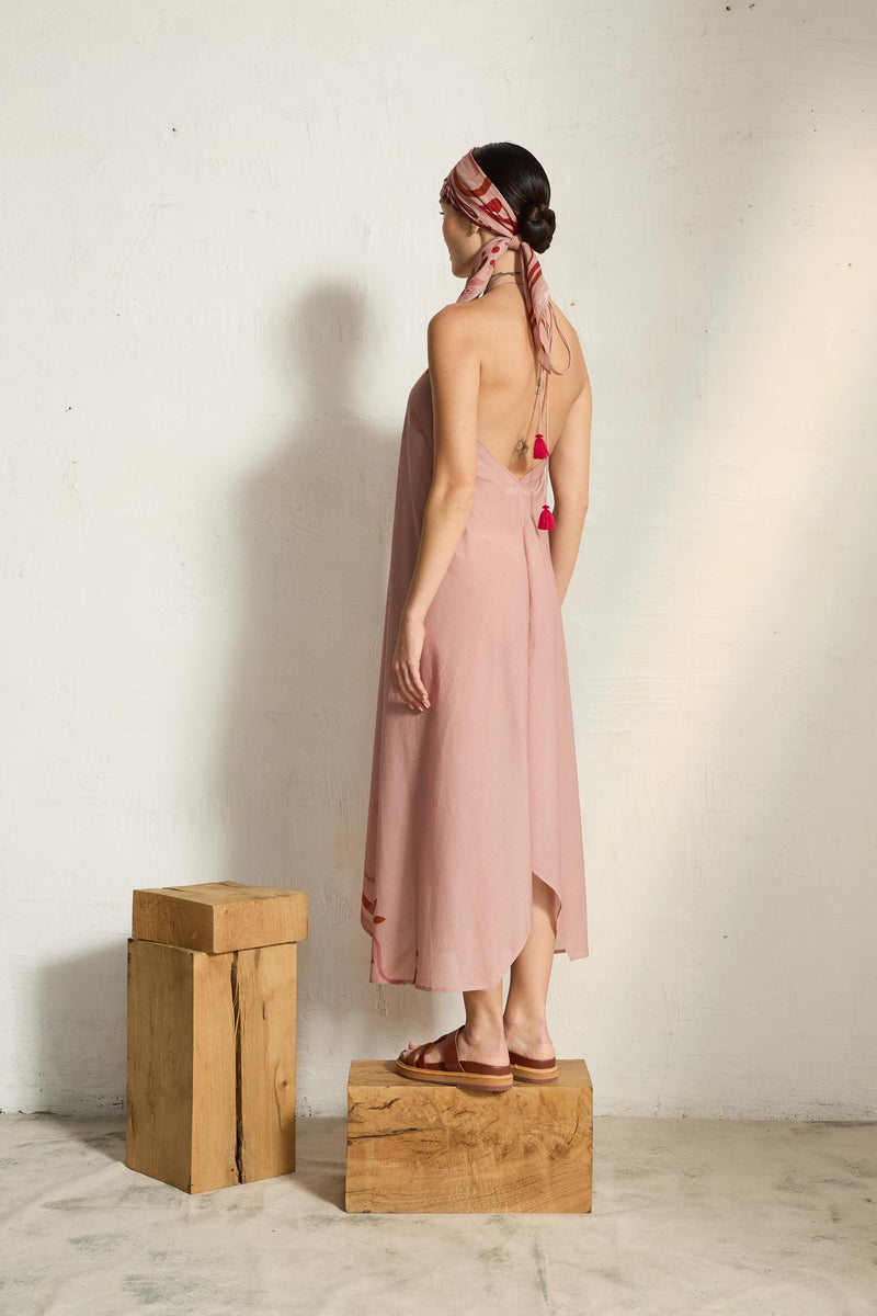 ROBE IVINA IMPRIME ARABESQUE - PINK