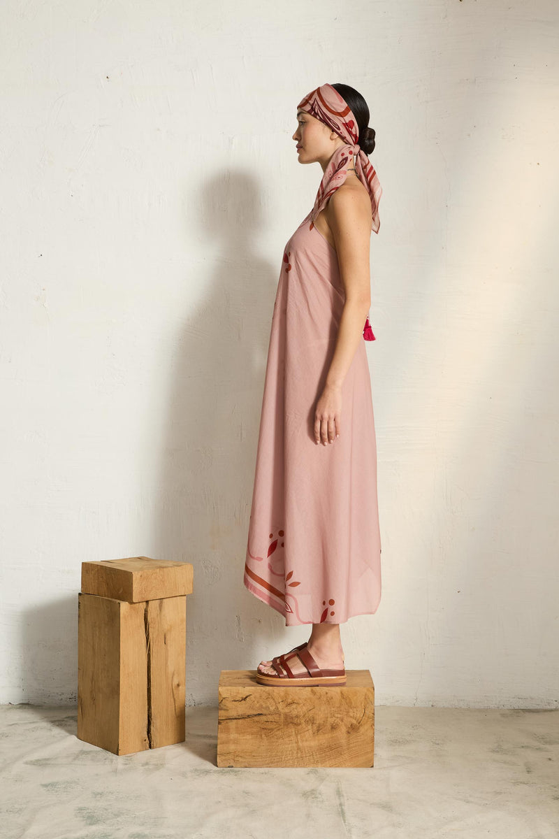 ROBE IVINA IMPRIME ARABESQUE - PINK
