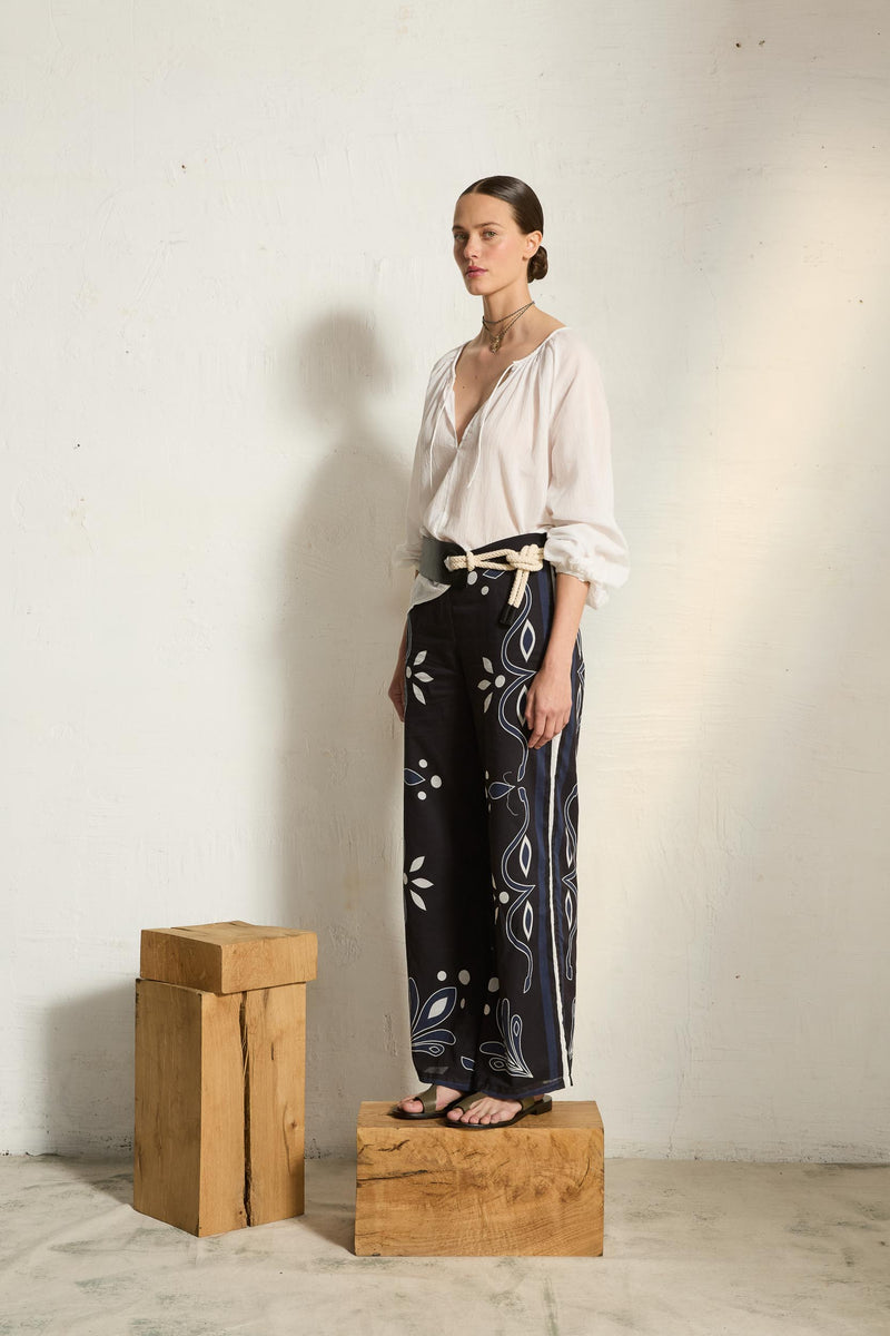 BLOUSE ROSIE AJOUREE - WHITE