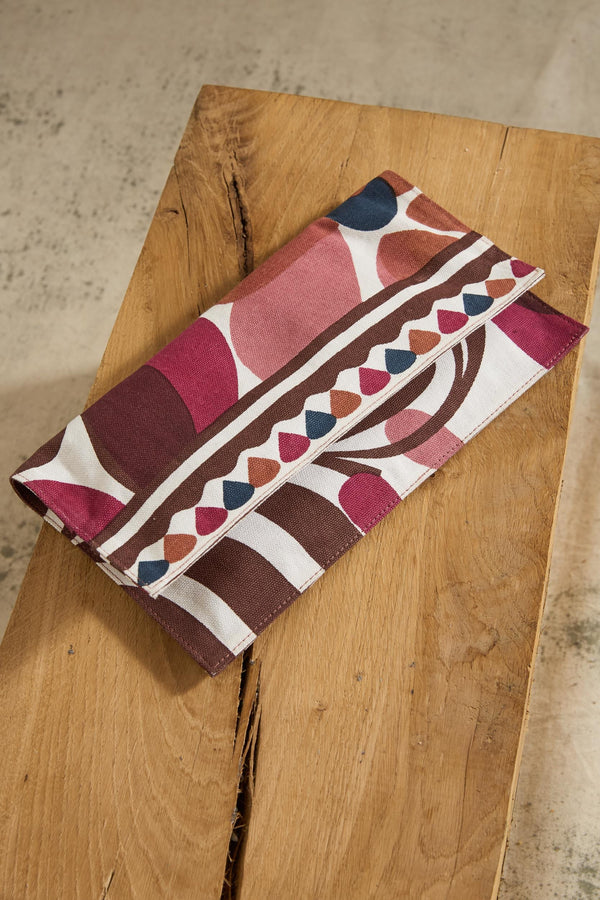 POCHETTE BIMBA IMPRIME RIVIERA - RED